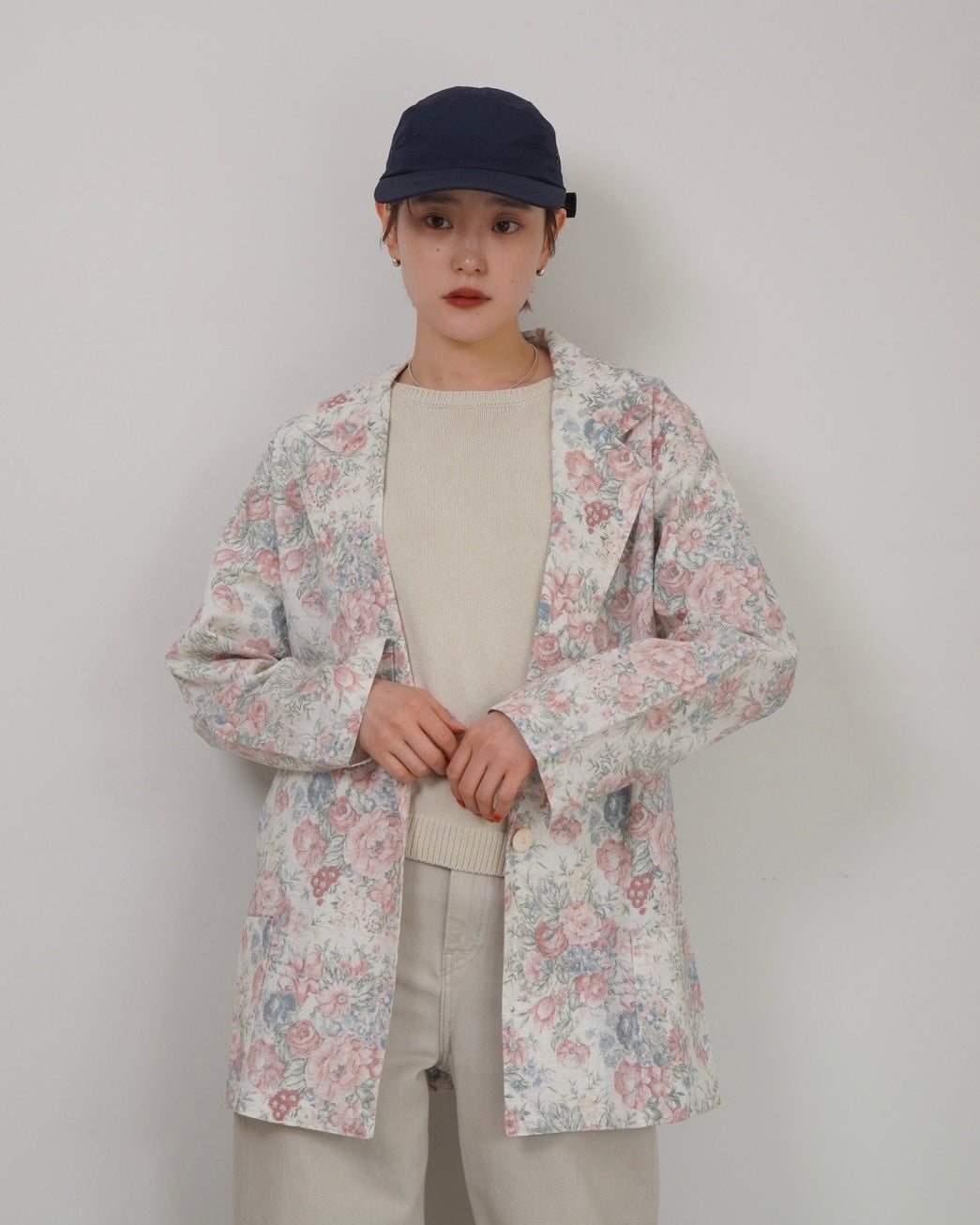 flower over jacket