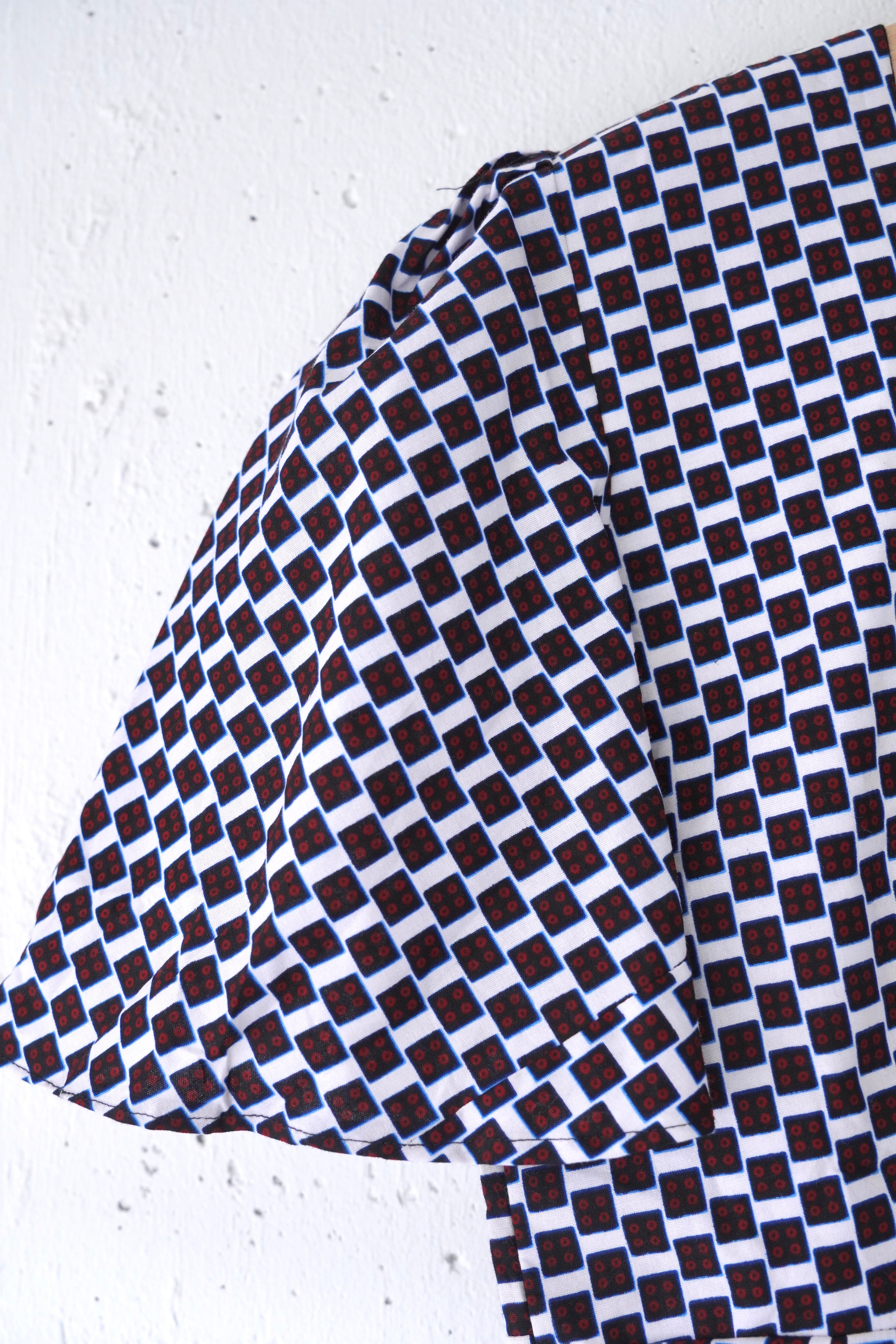 dice pattern batik one piece