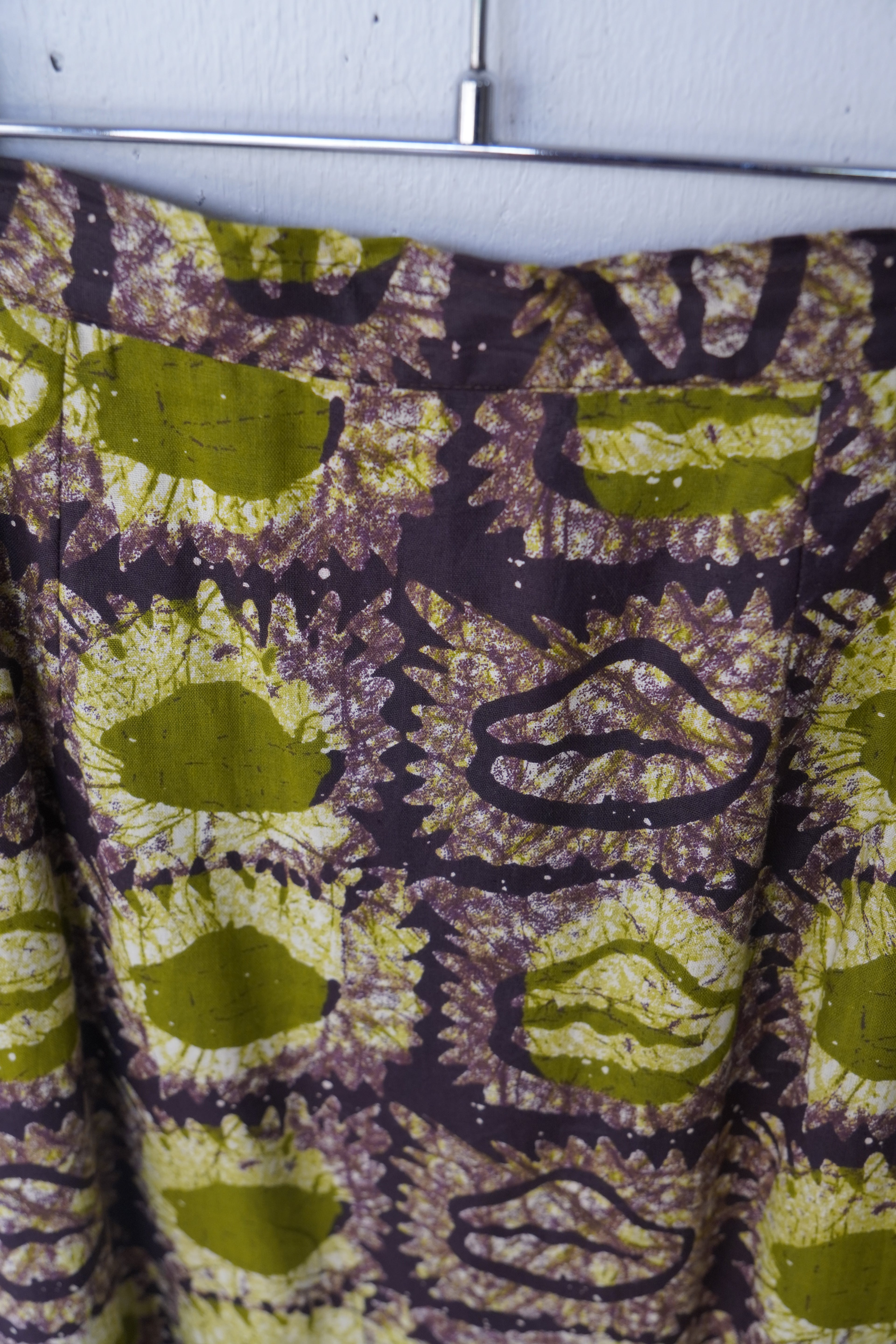 batik bloom long skirt