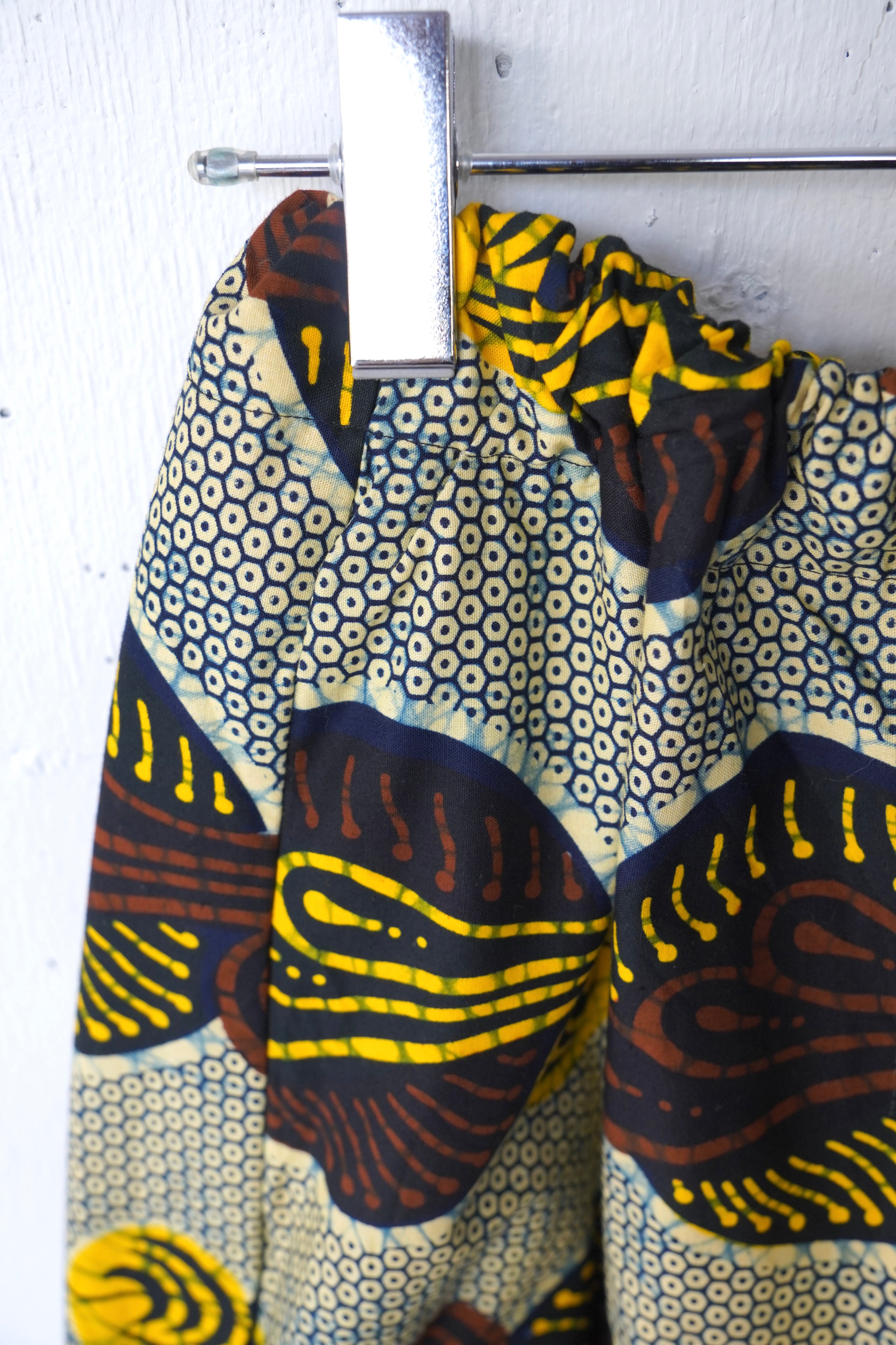 straight batik skirt