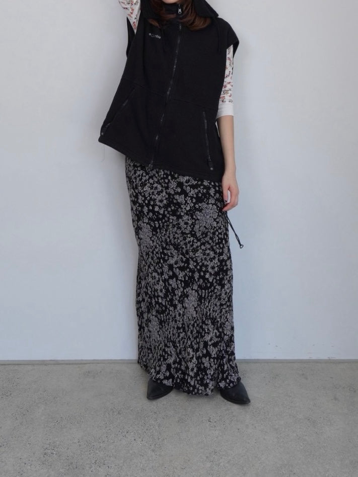 flower pattern skirt