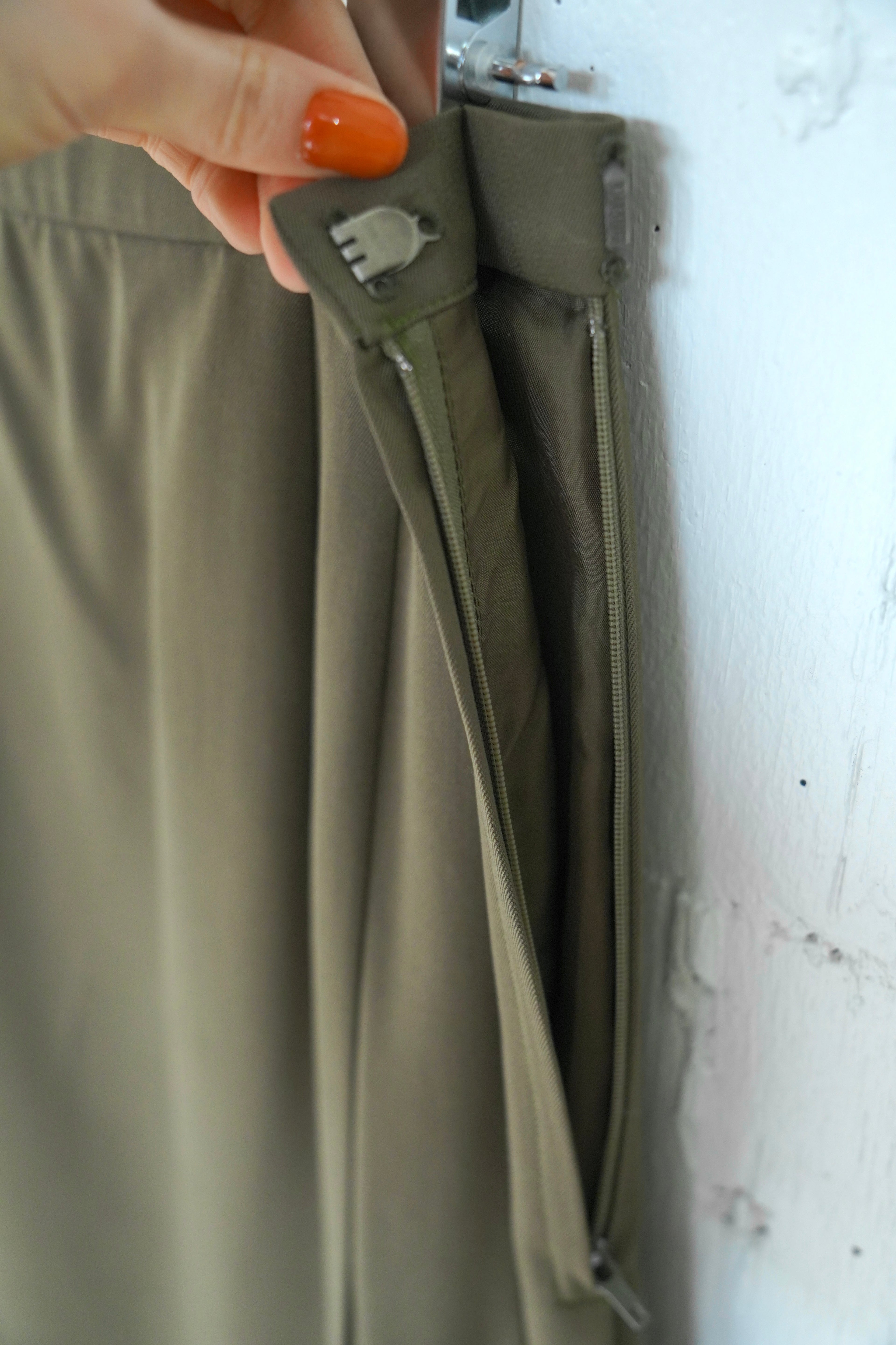 "NINA RICCI" pleated middle skirt