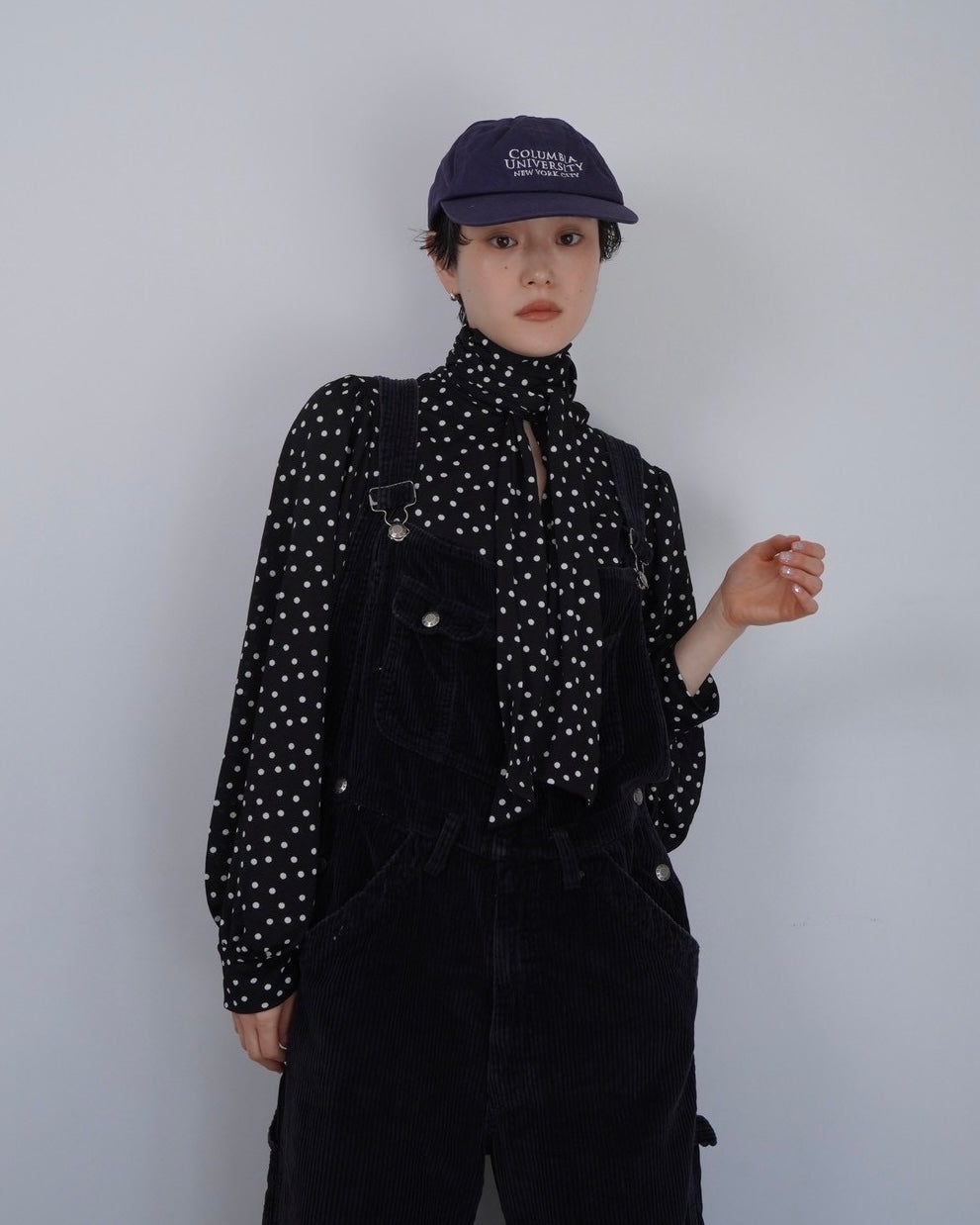 corduroy black overalls