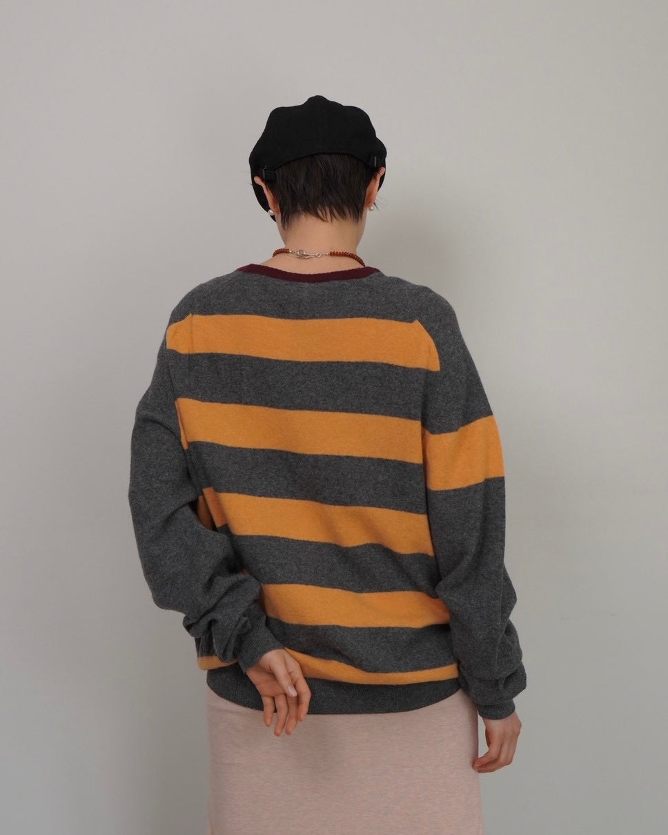 FRED PERRY border knit