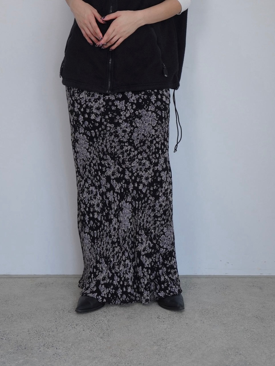 flower pattern skirt