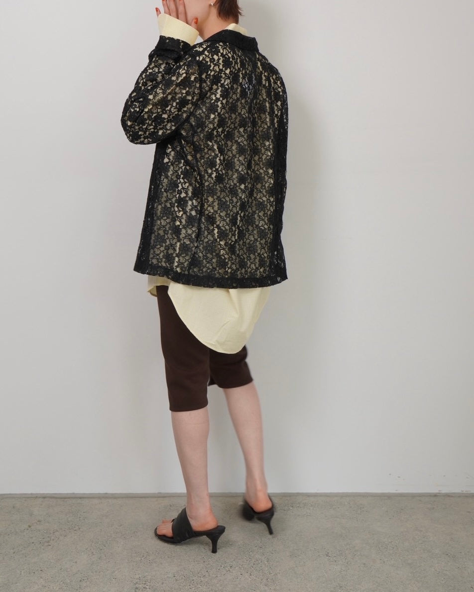 black lace single jacket
