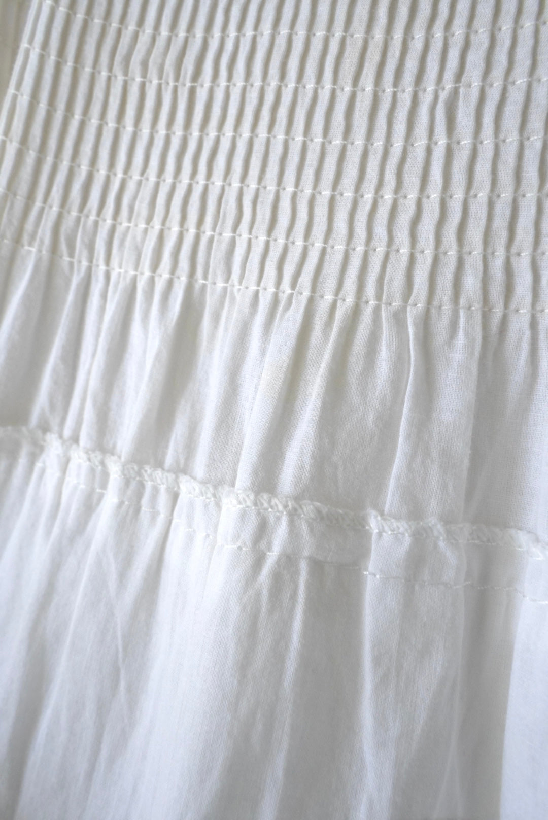 cotton tired skirt