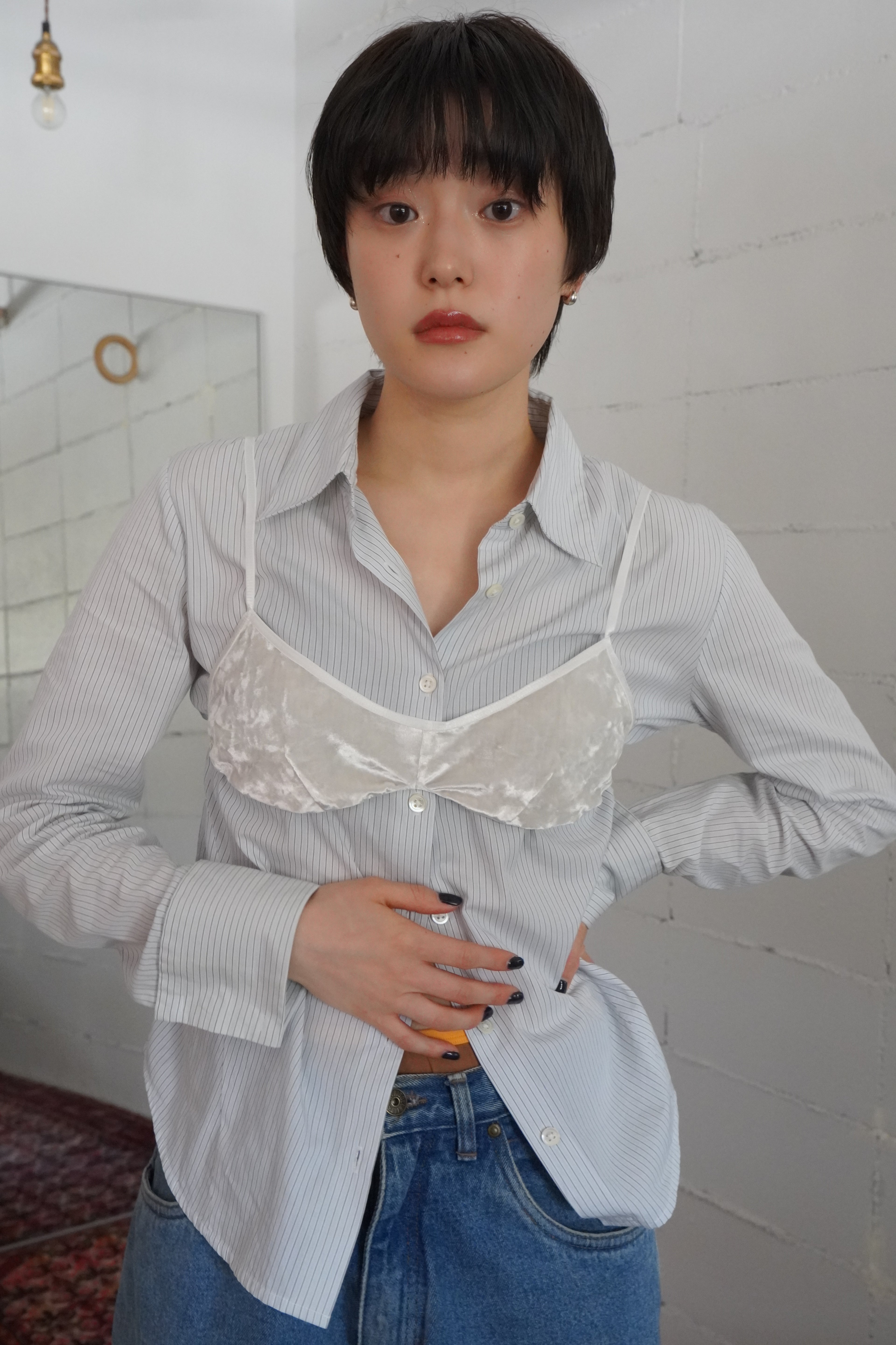 POLLEN EXCLUSIVE Velour Bra (Pearl)