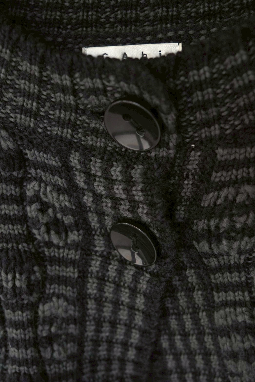 cropped length knit cardigan