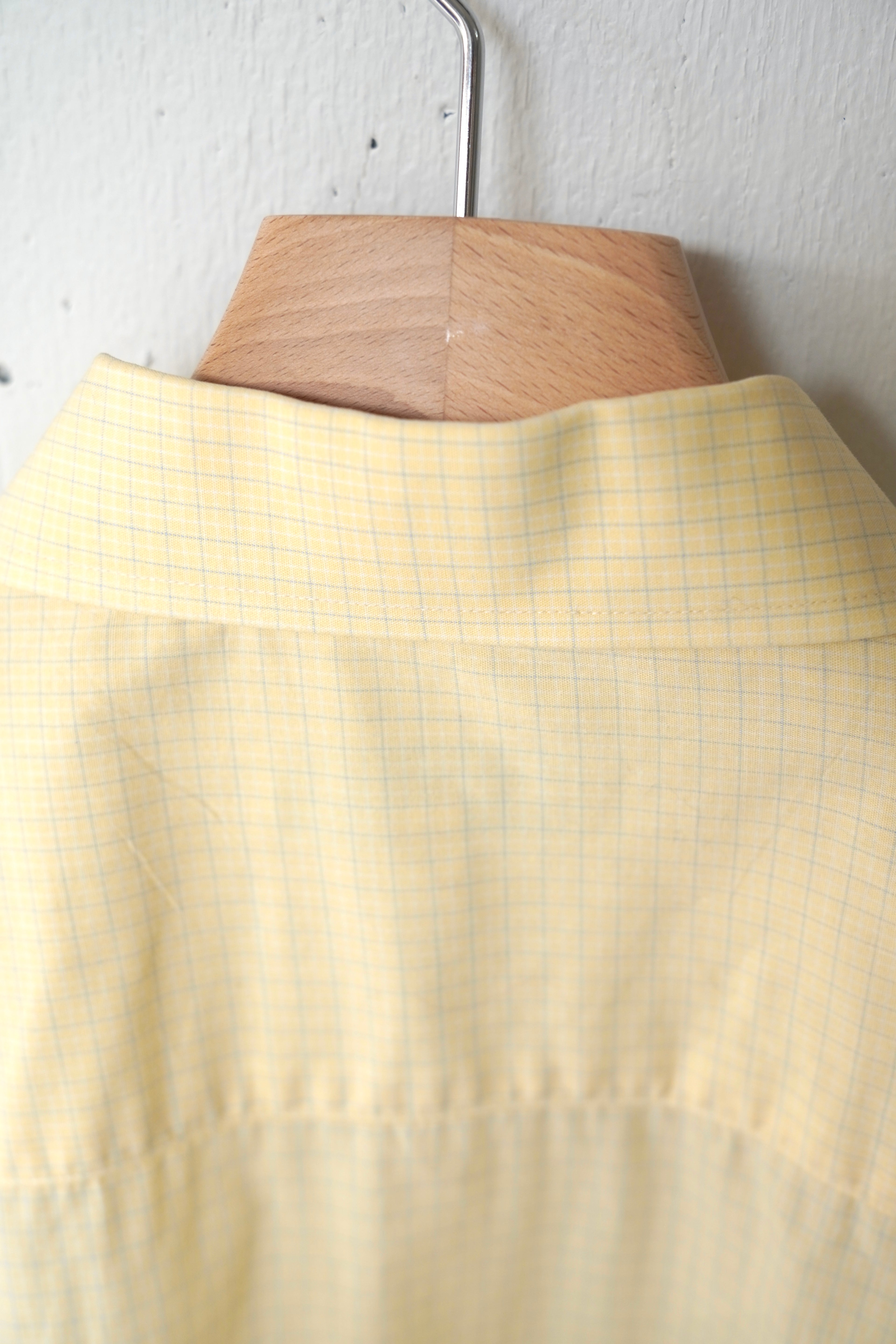 “GIVENCHY MONSIEUR” check pattern shirts