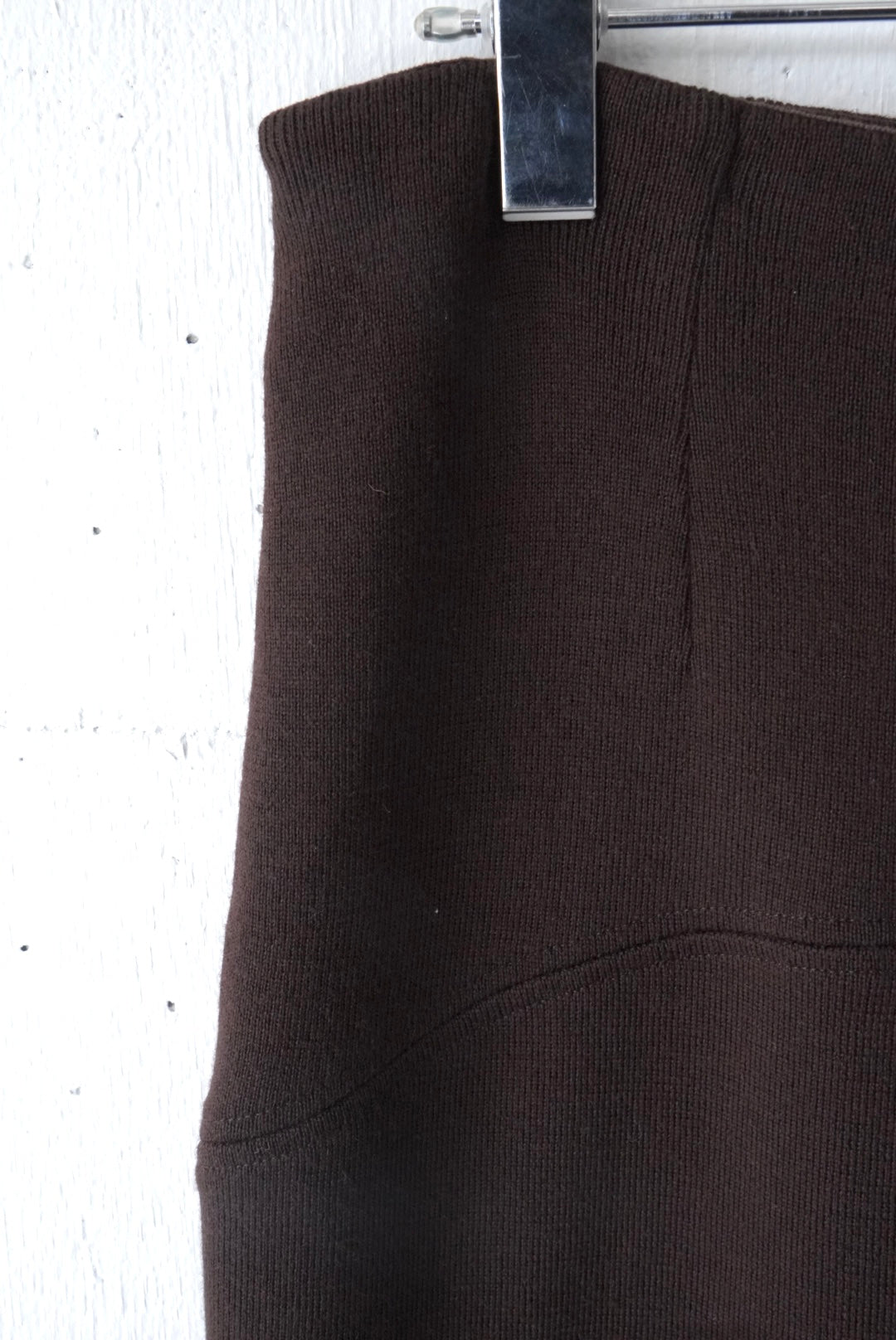 midi knit skirt