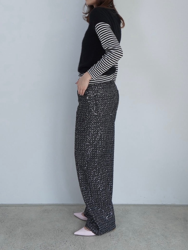 cashmere half sleeve knit tops