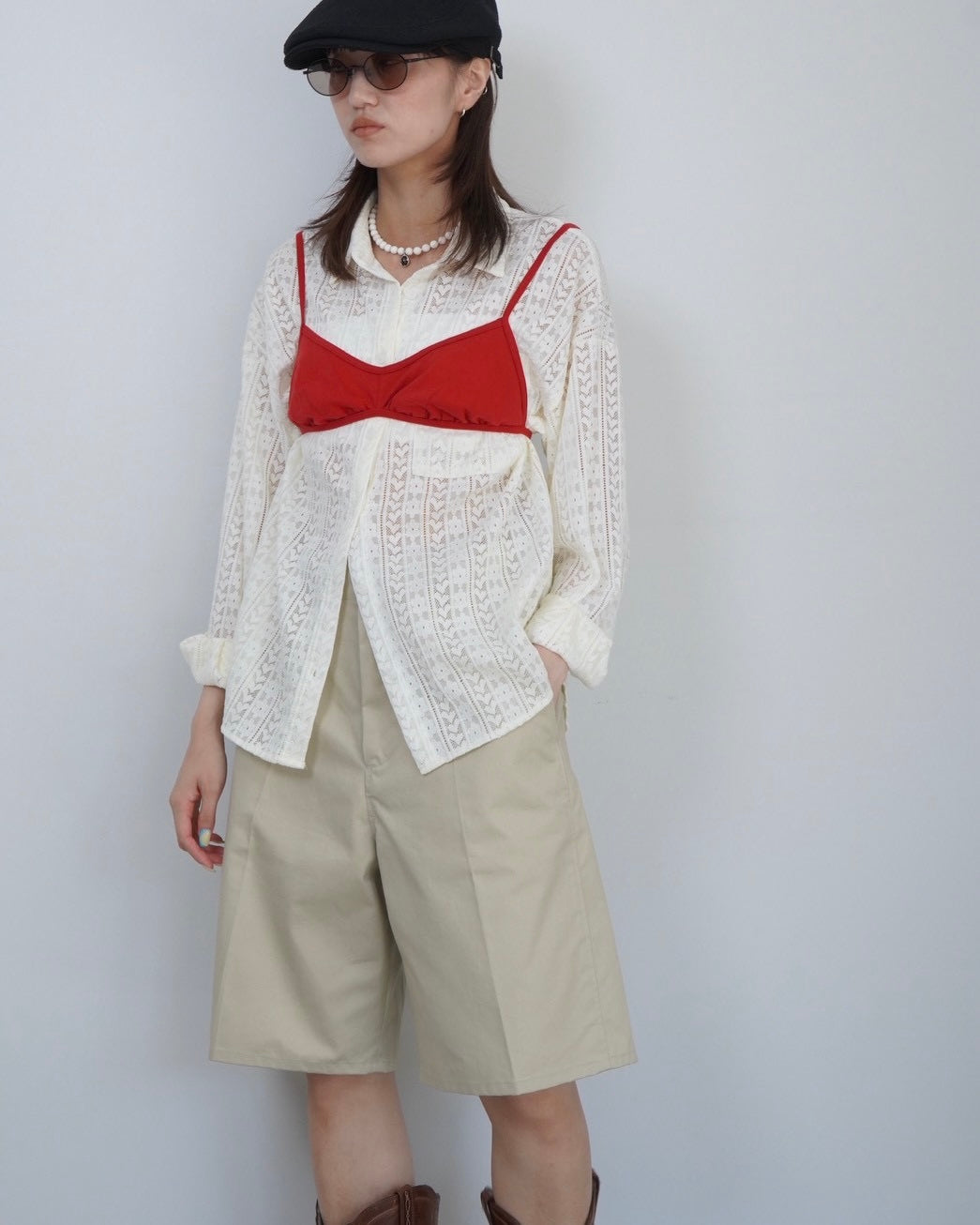 nuance lace shirt