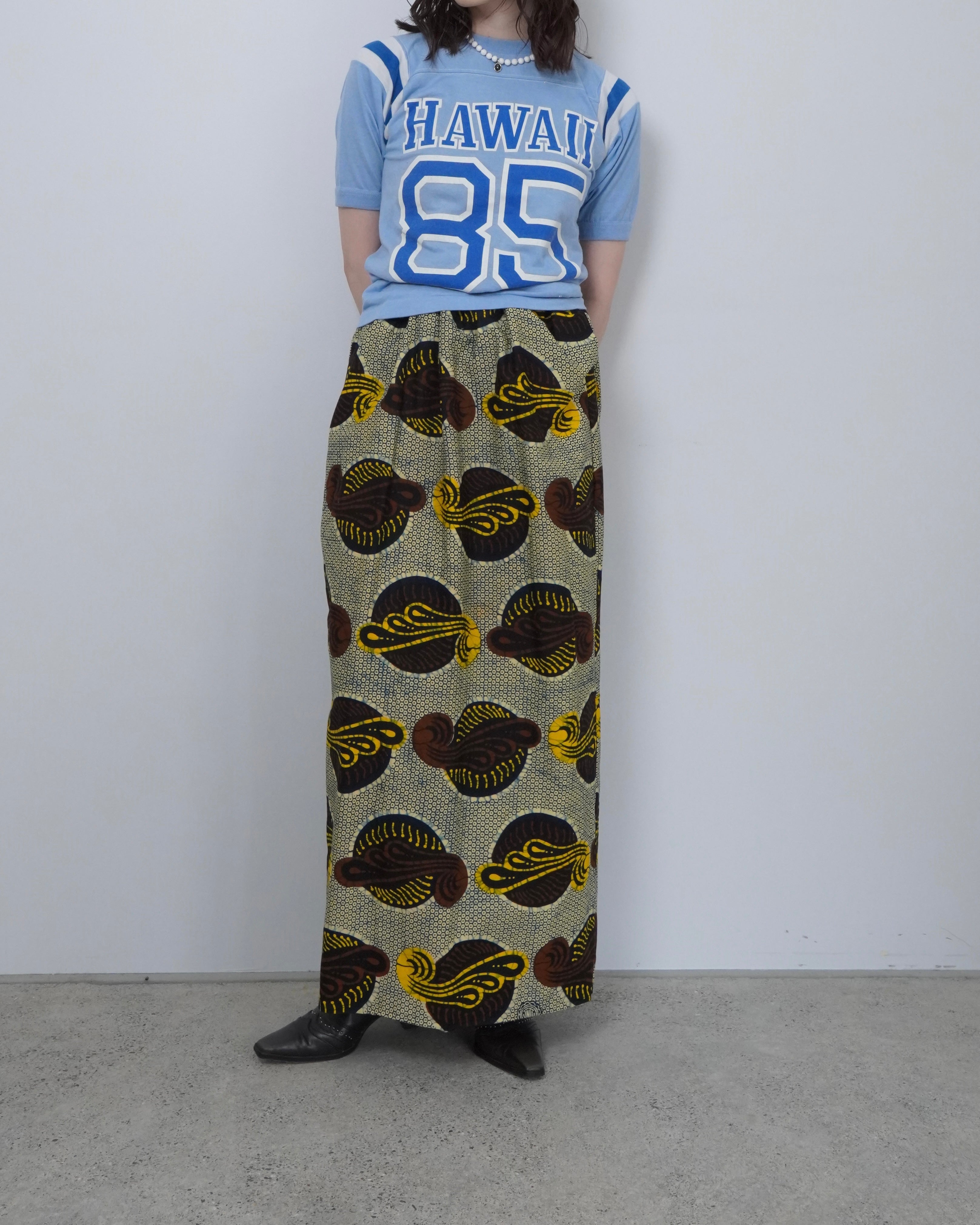 straight batik skirt