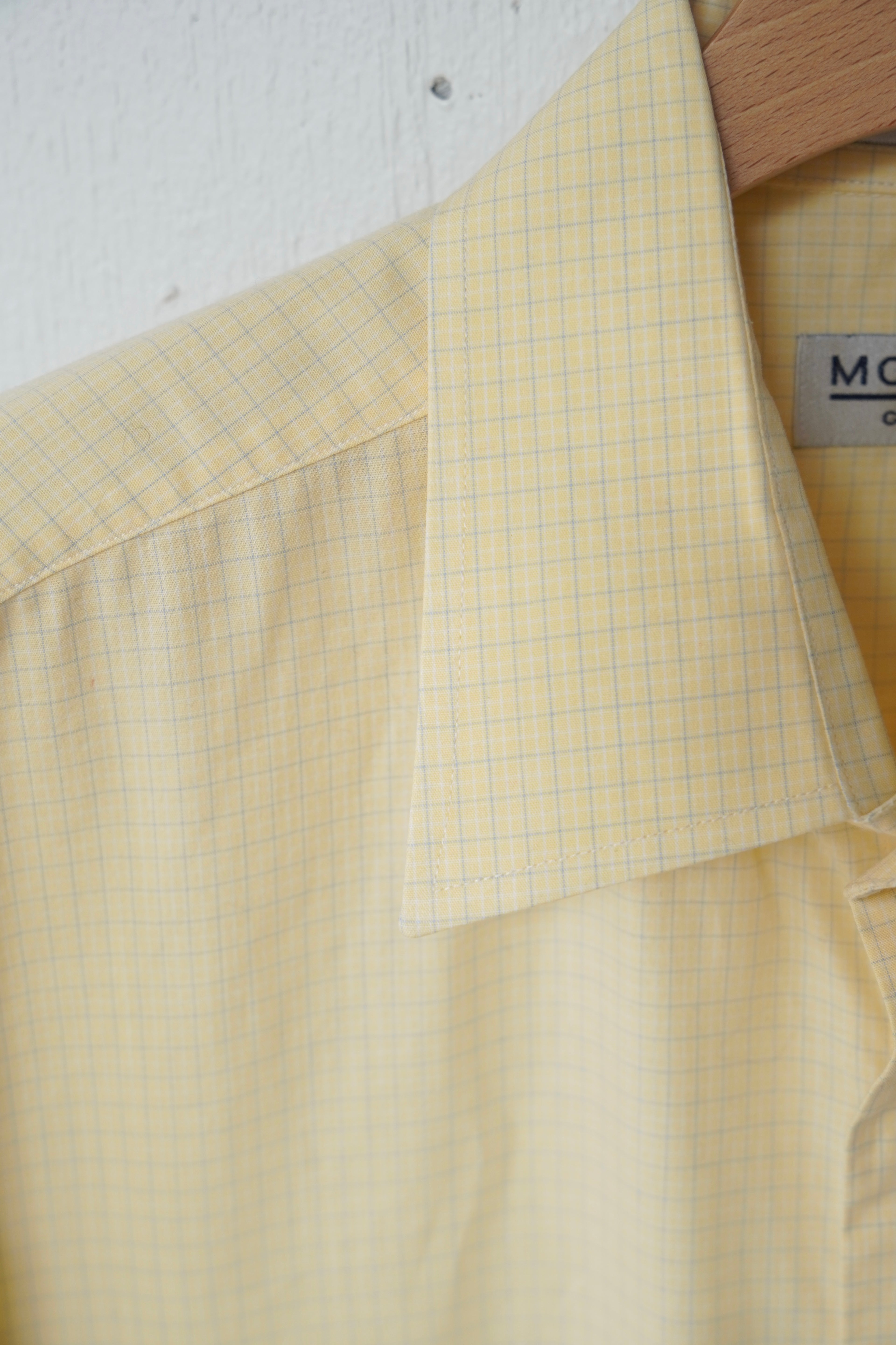“GIVENCHY MONSIEUR” check pattern shirts