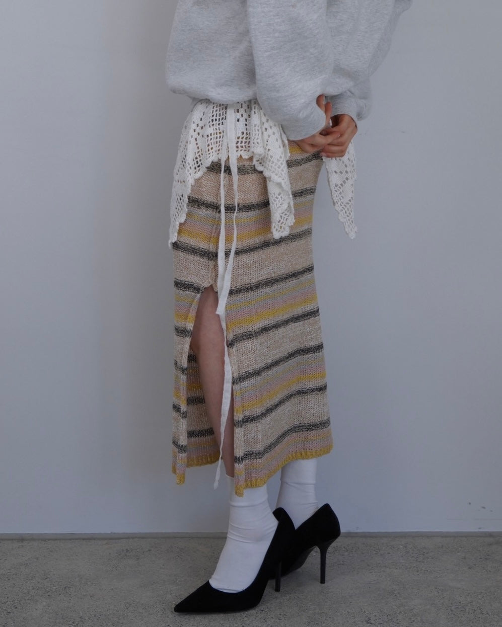 crochet border skirt