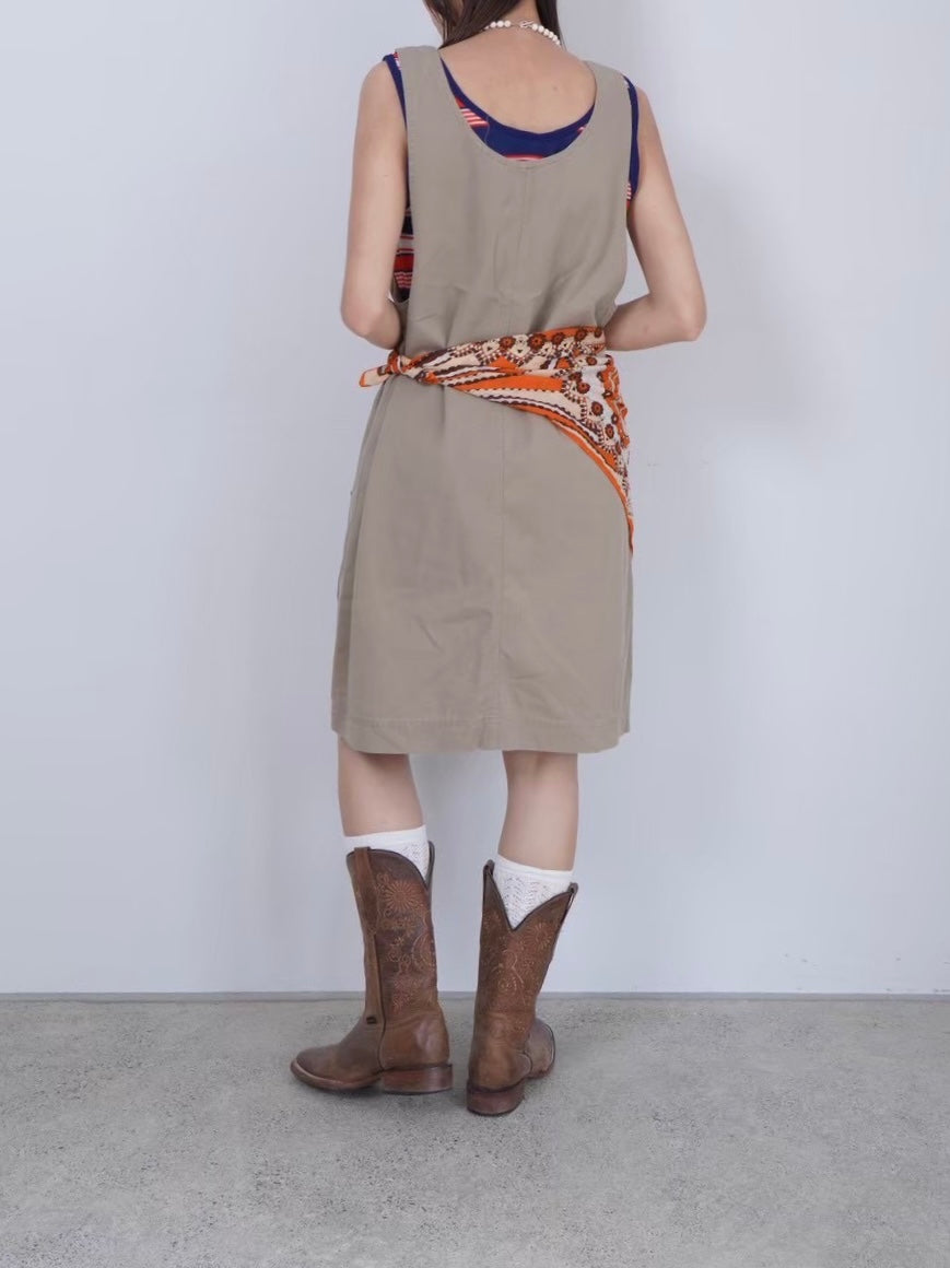 cotton zip one piece