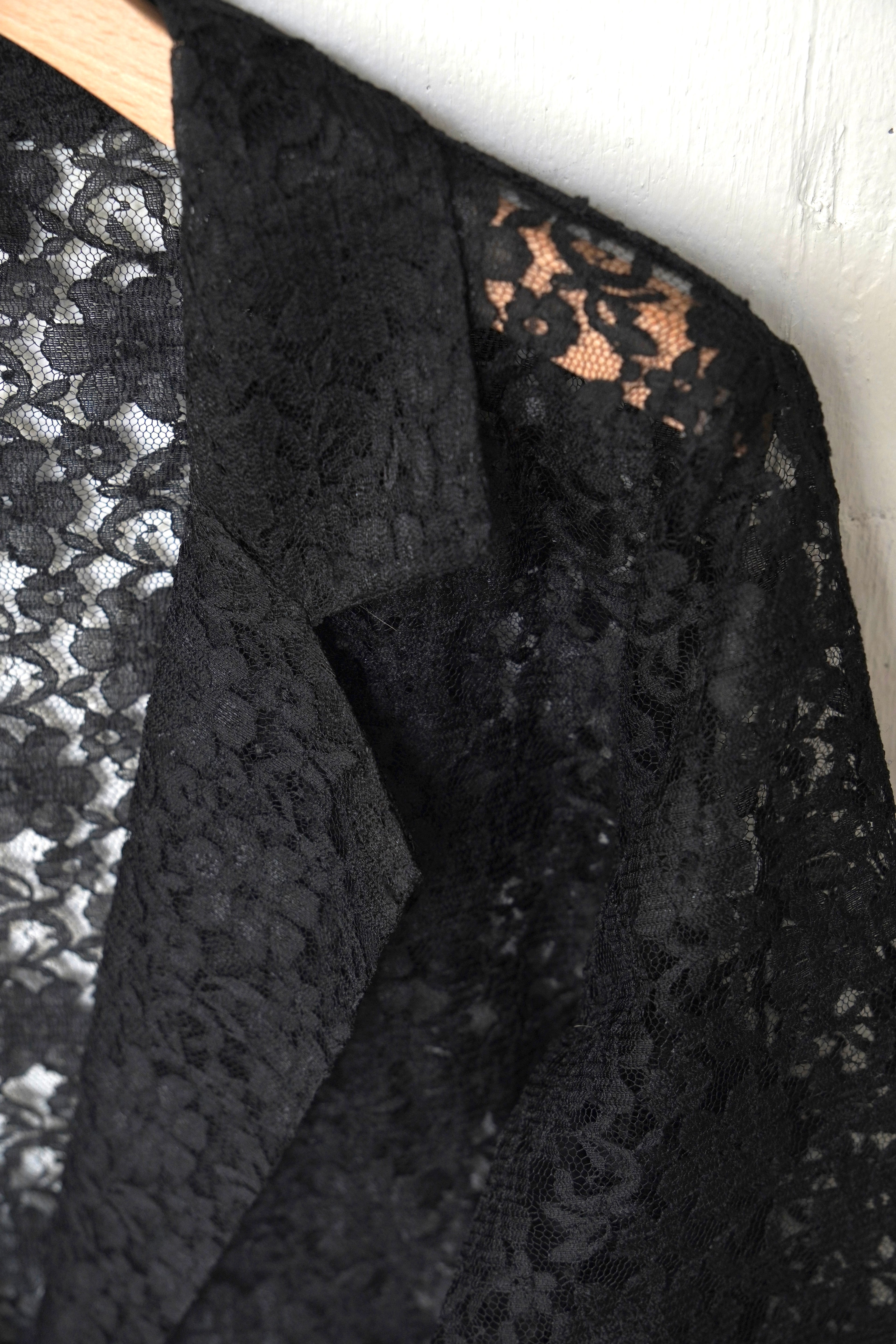 black lace single jacket
