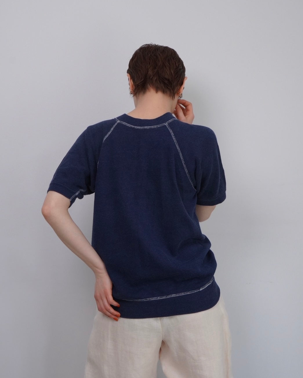 half sleeve sweatshirt