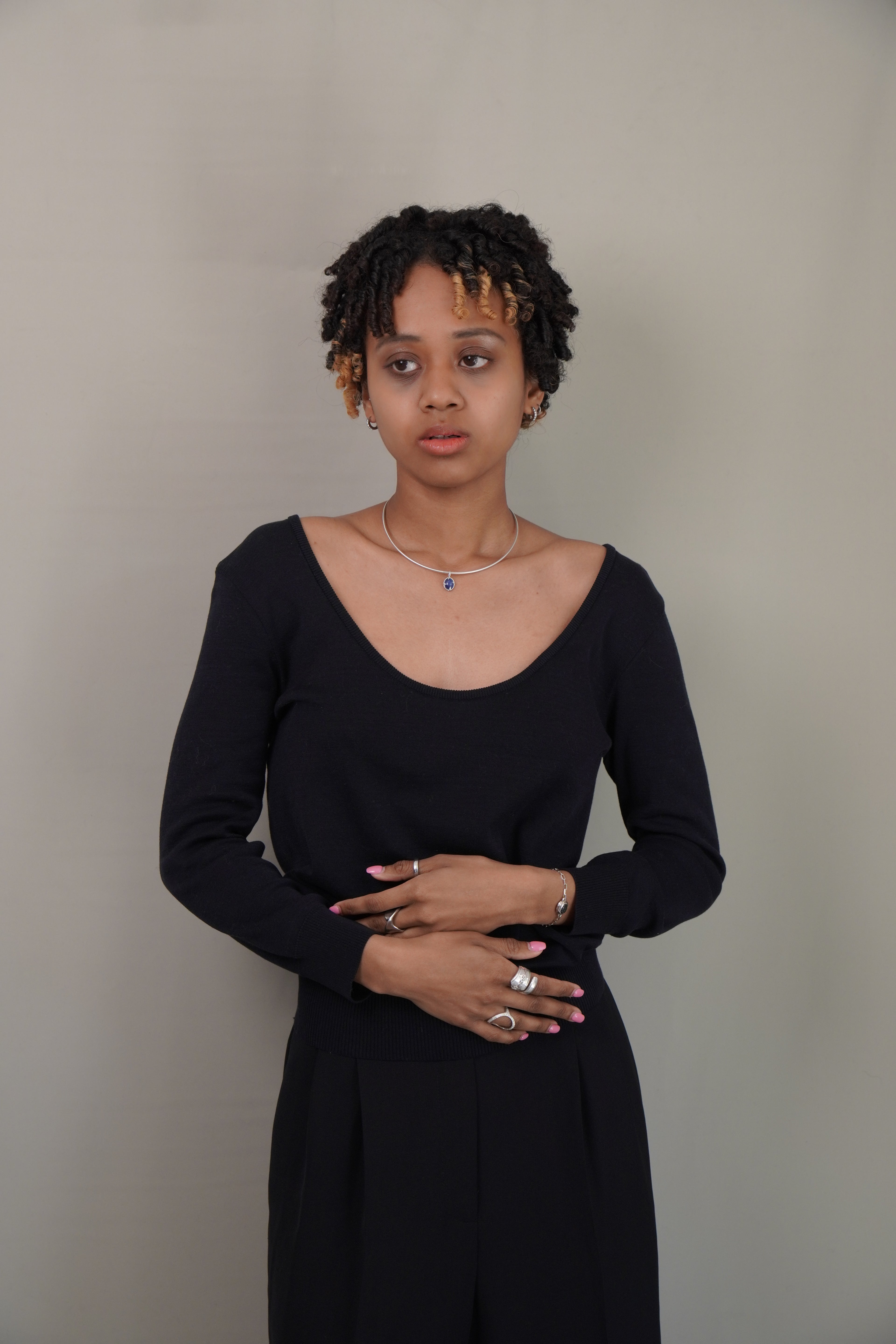 Hesitation Silver choker
