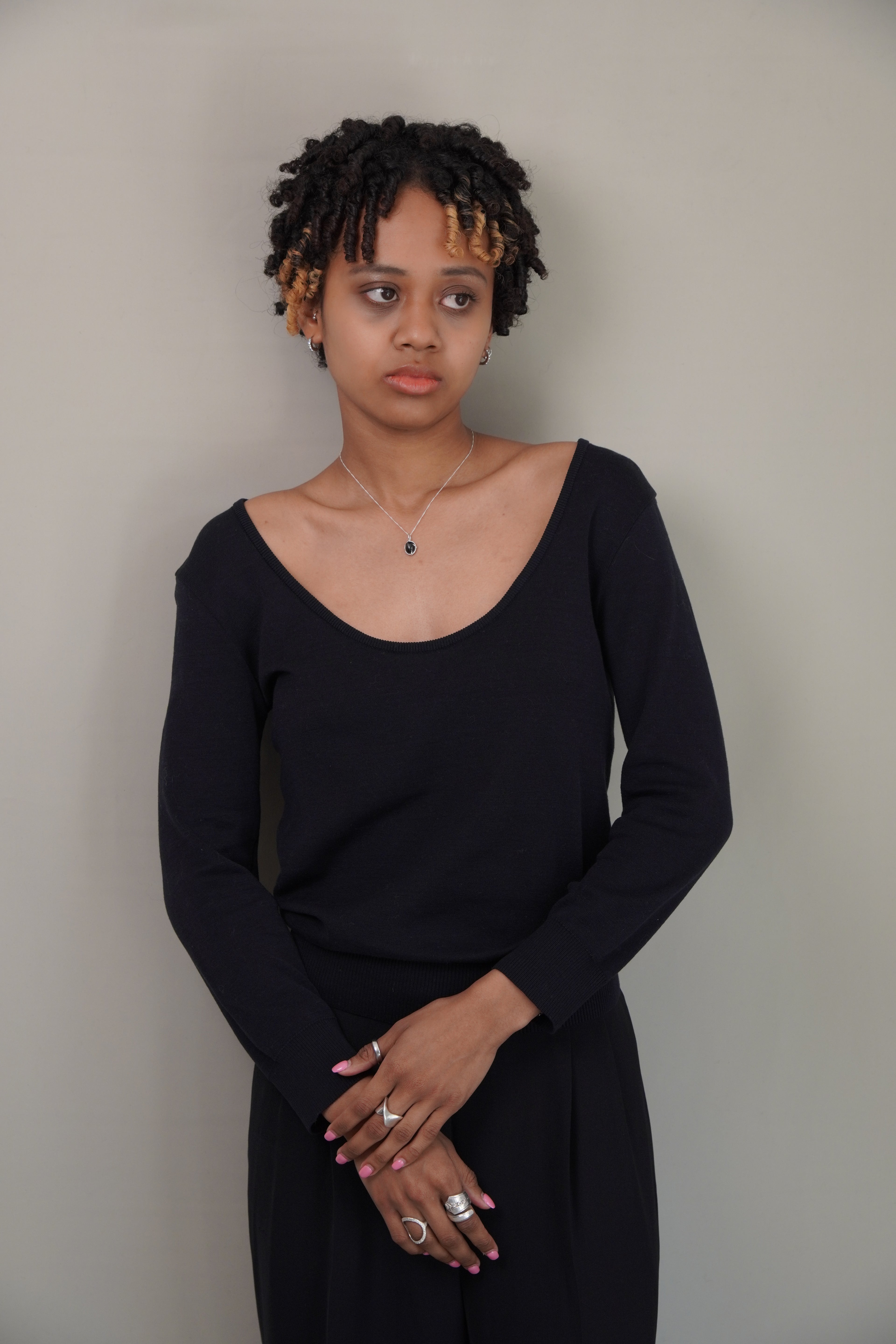 Hesitation Silver necklace