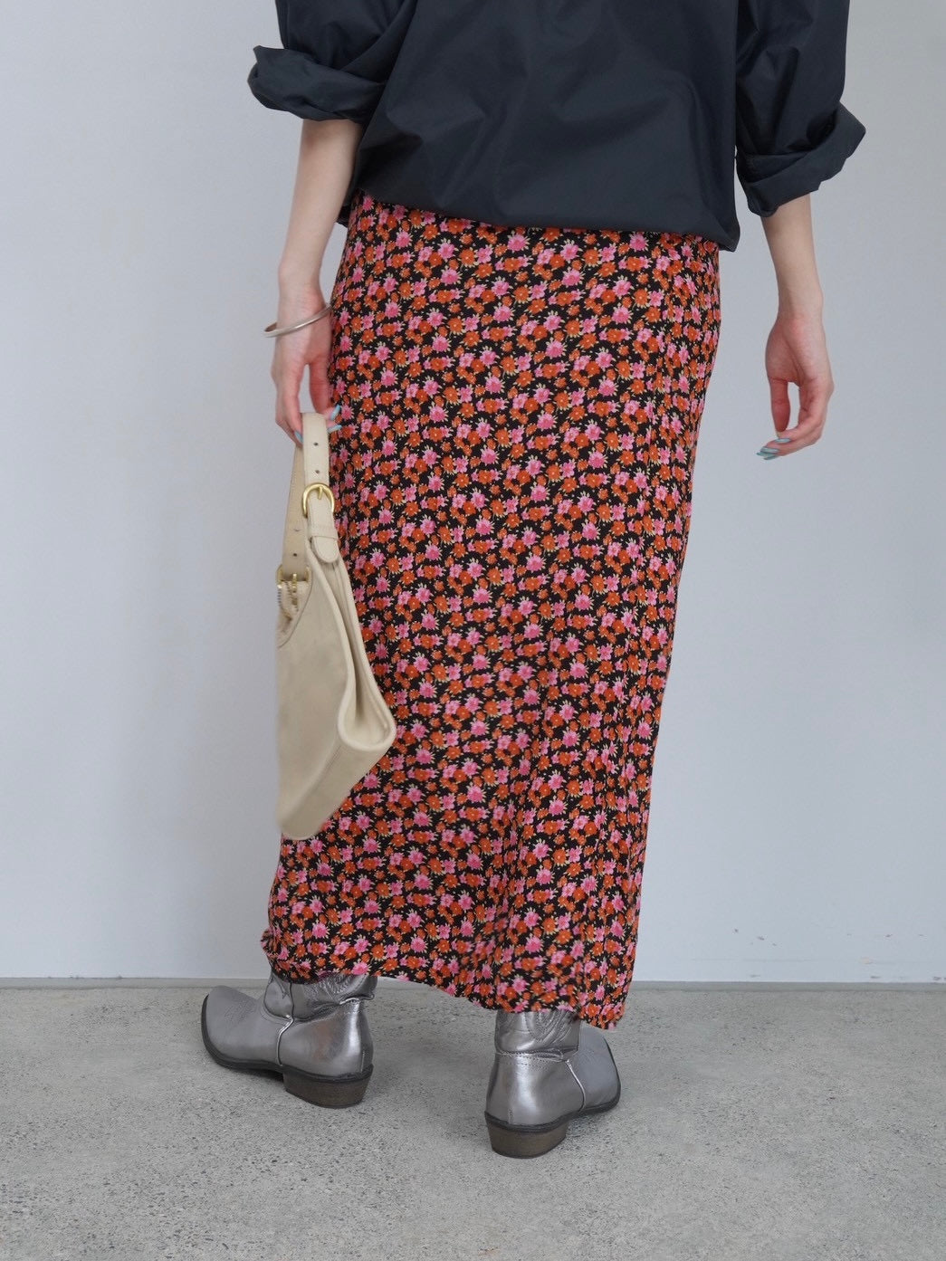 flower slit skirt
