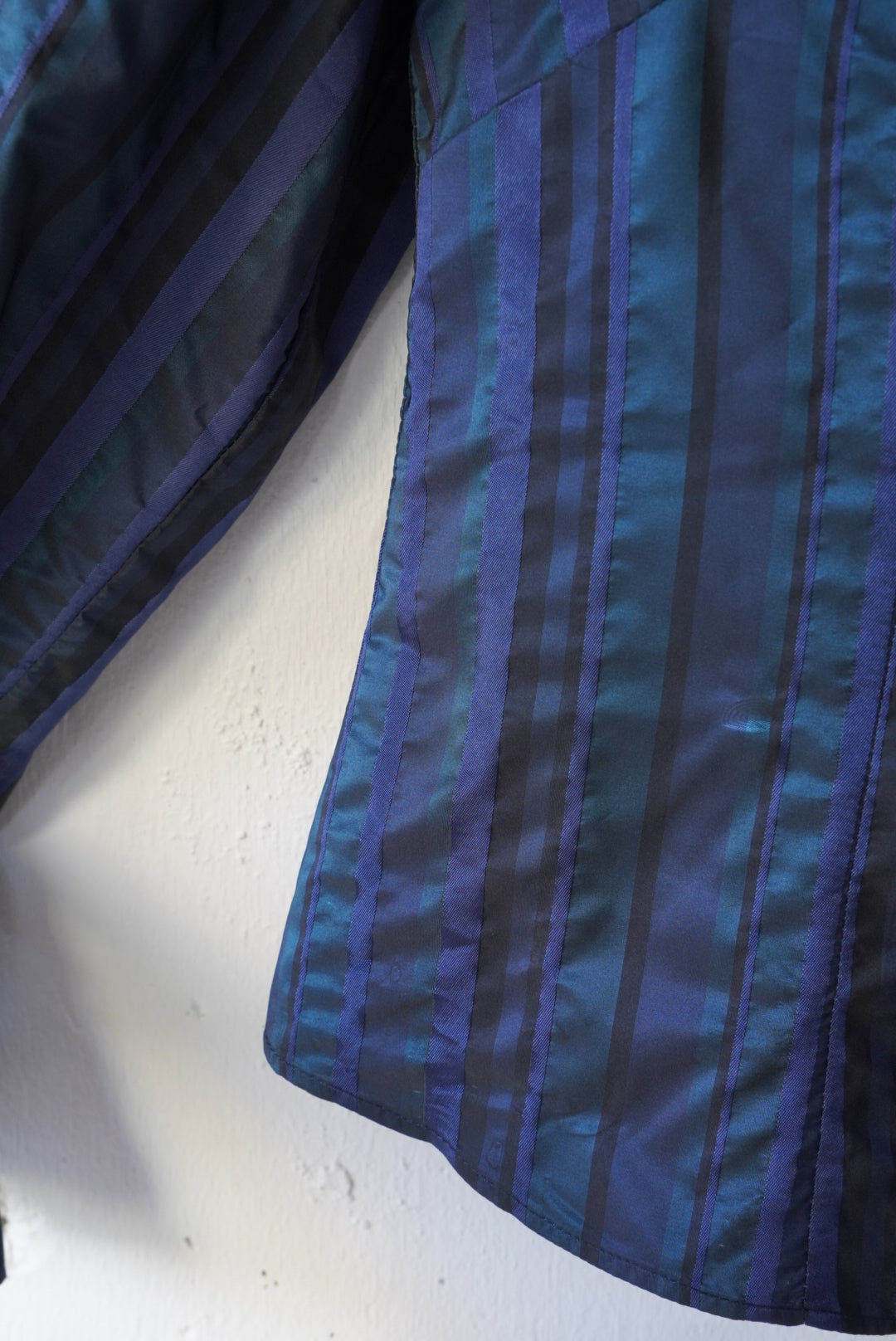 stripe frill design blouse