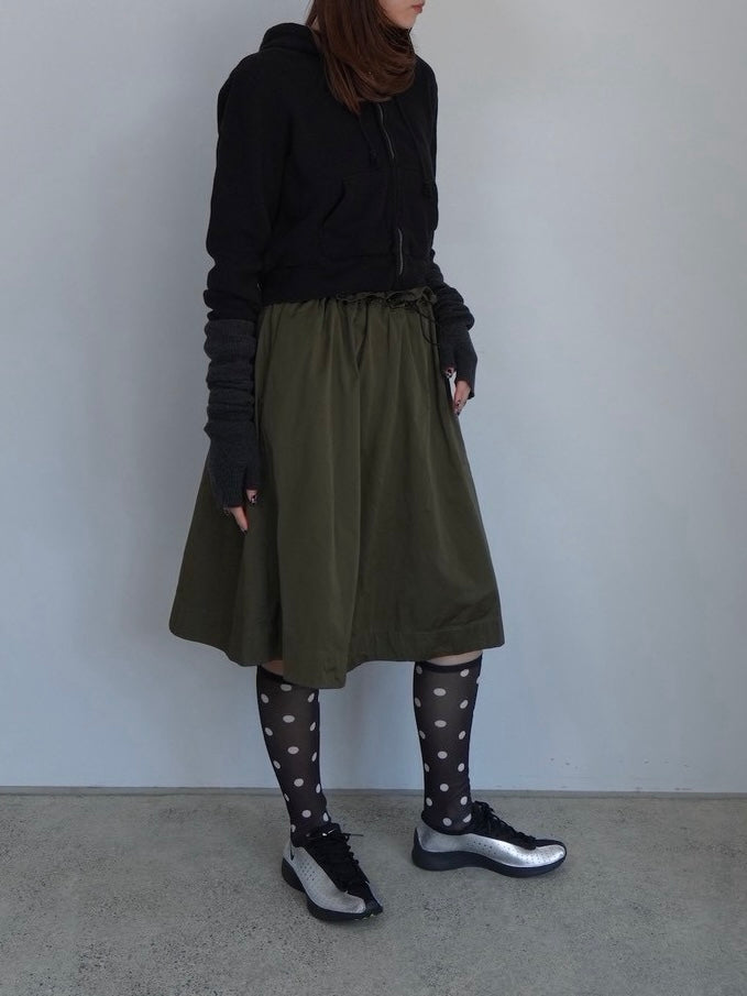 black zip-up hoodie