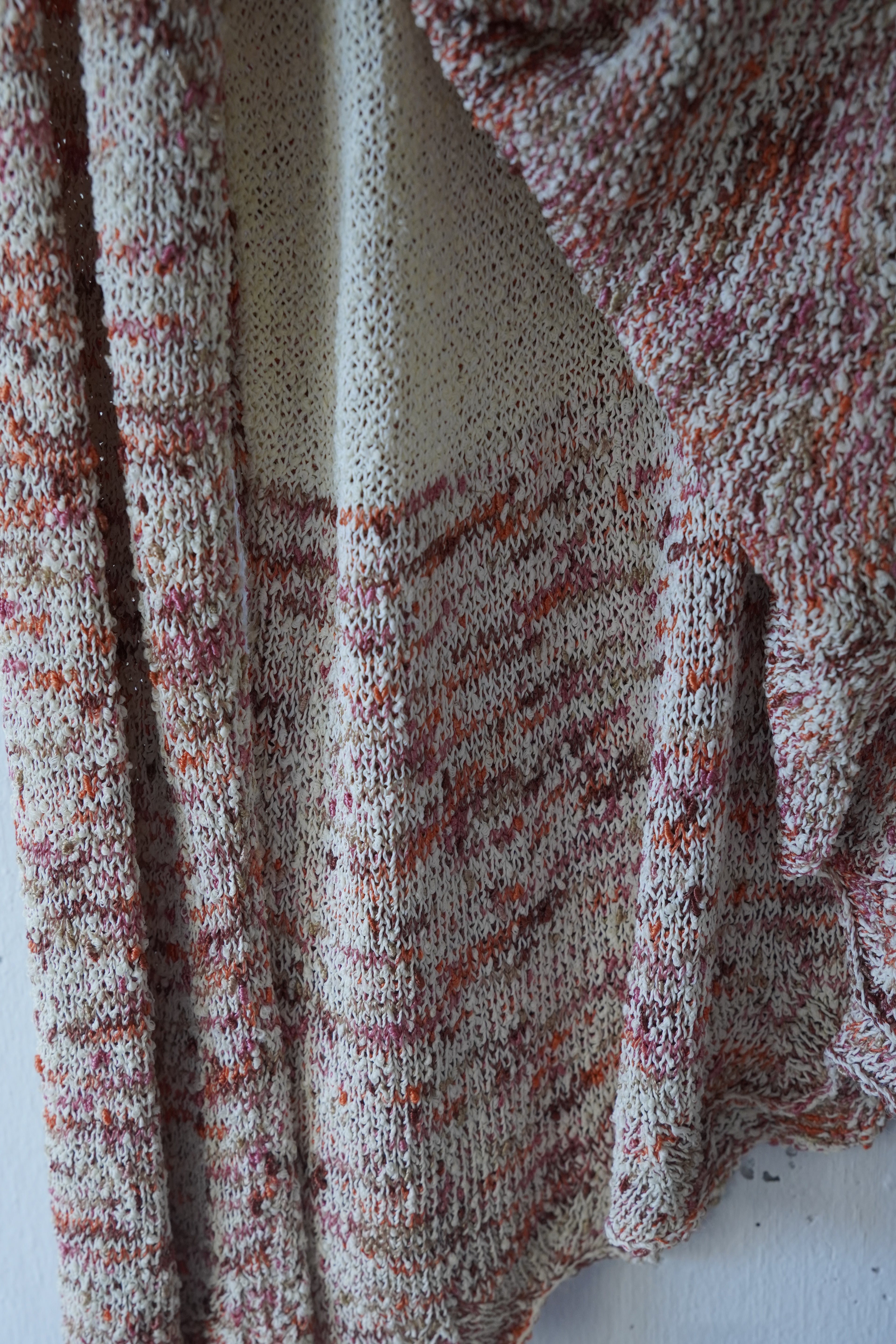 v neck cotton knit tops