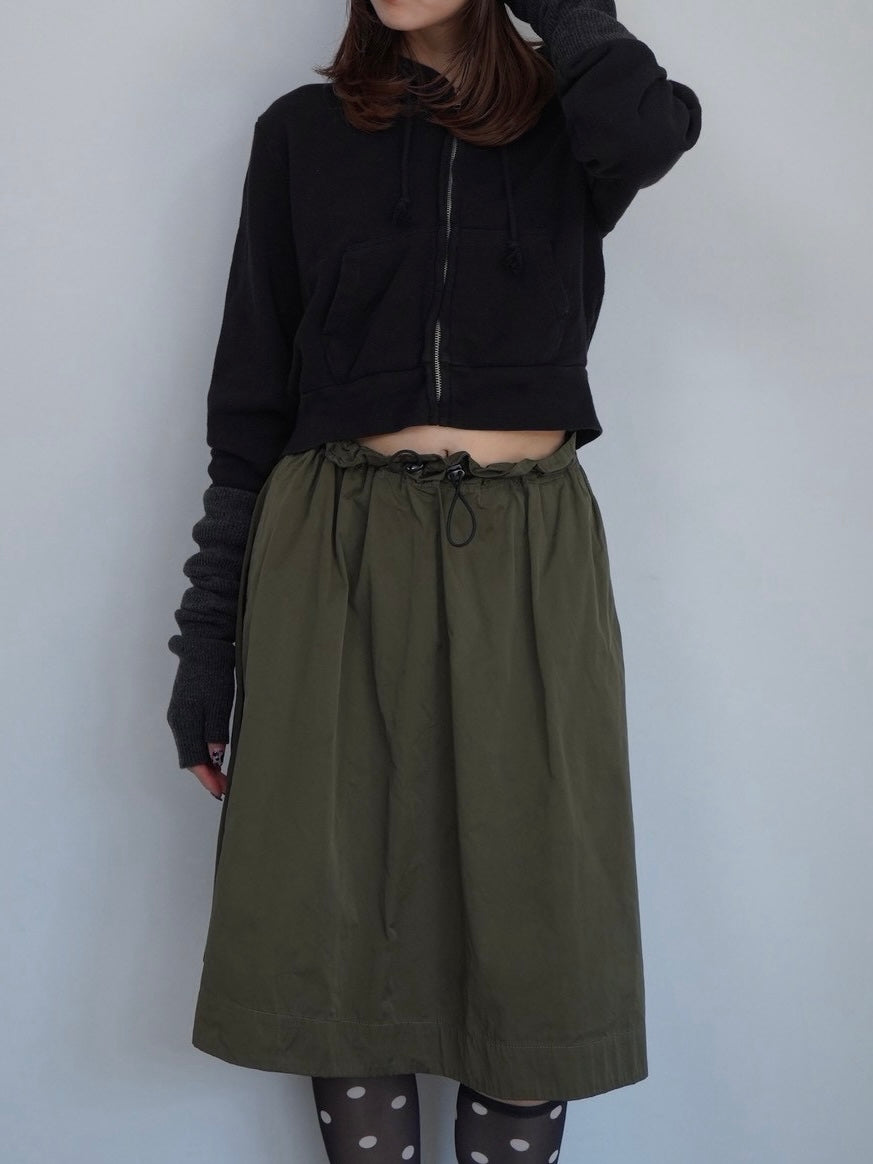 black zip-up hoodie