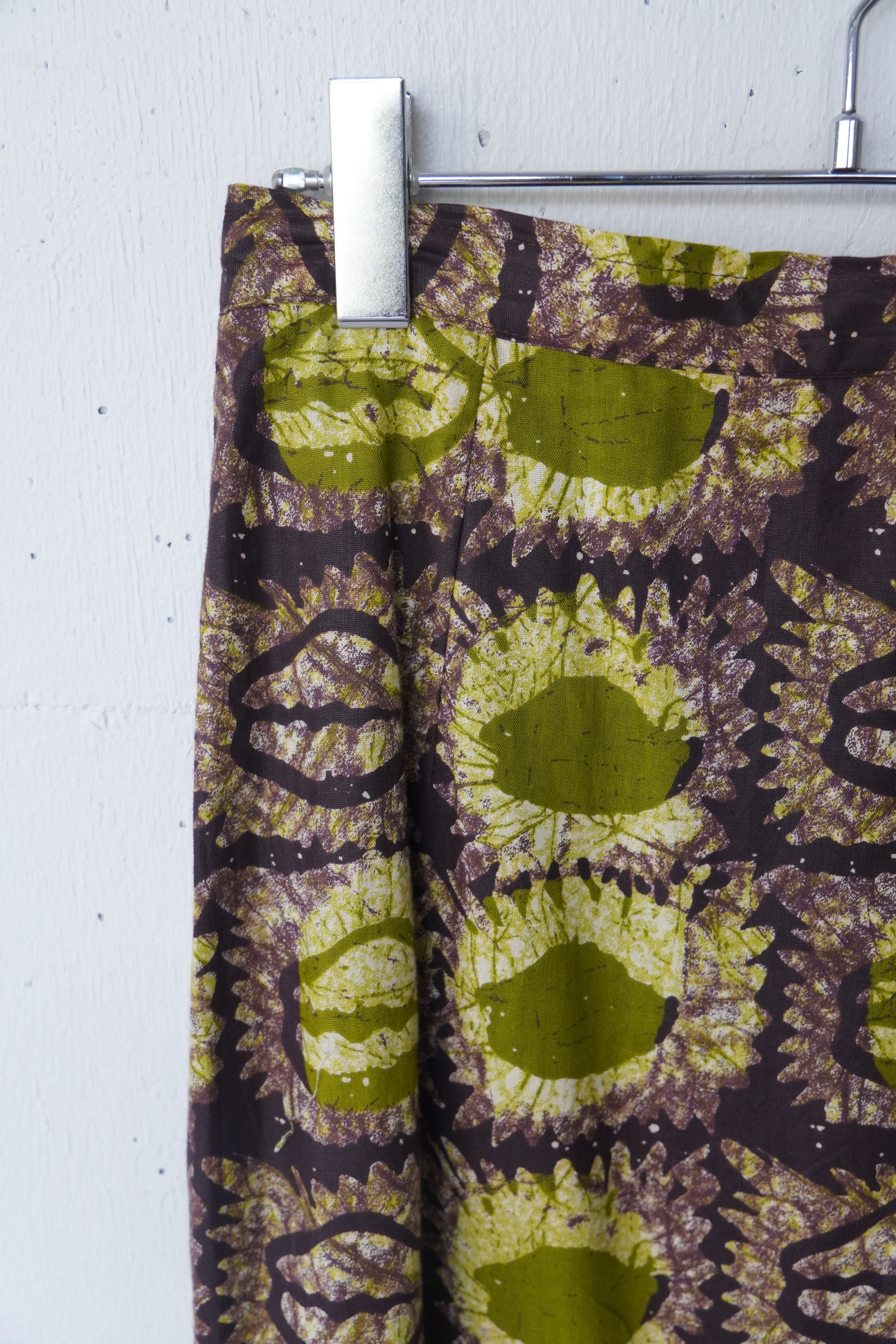 batik bloom long skirt