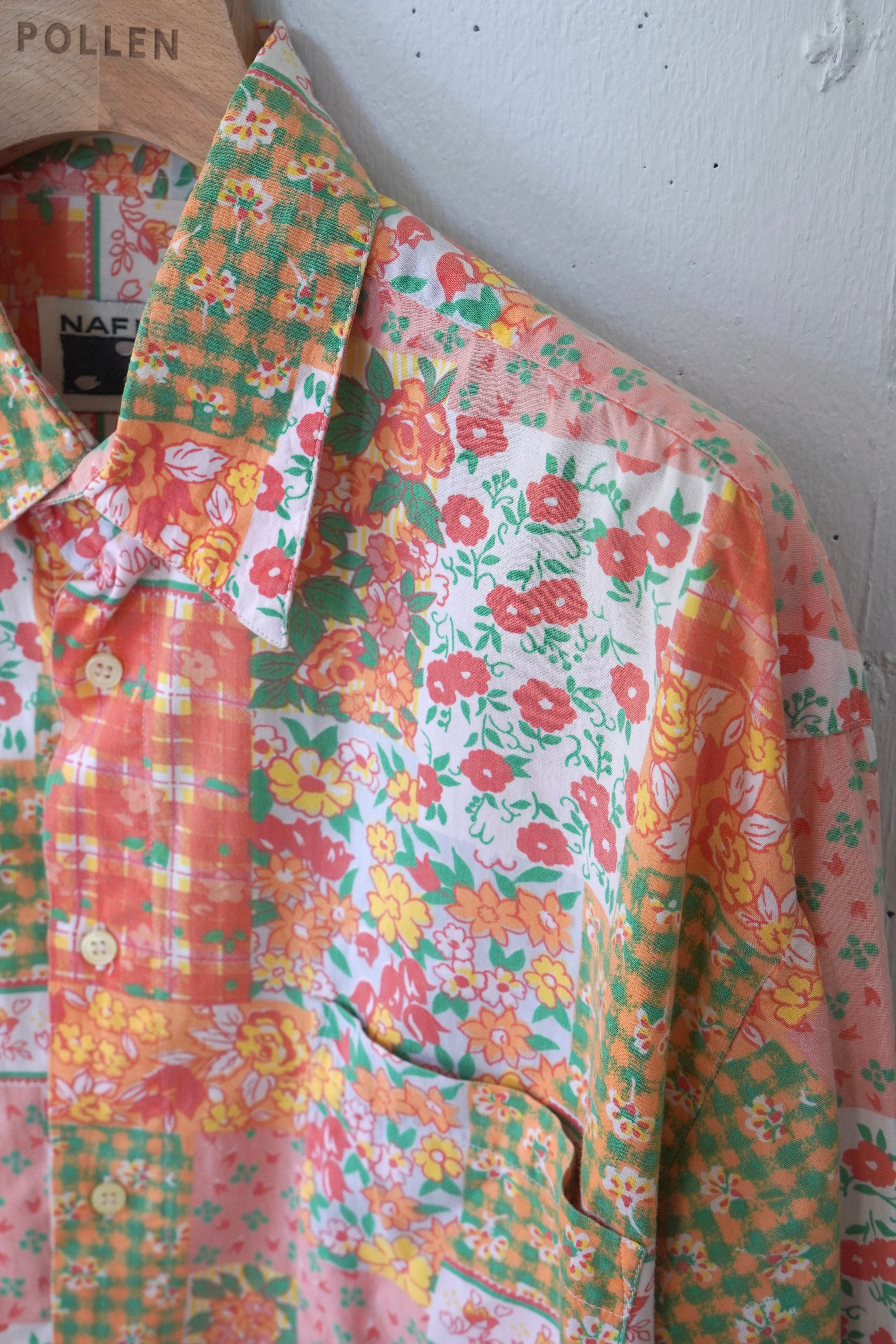 flower cotton shirt