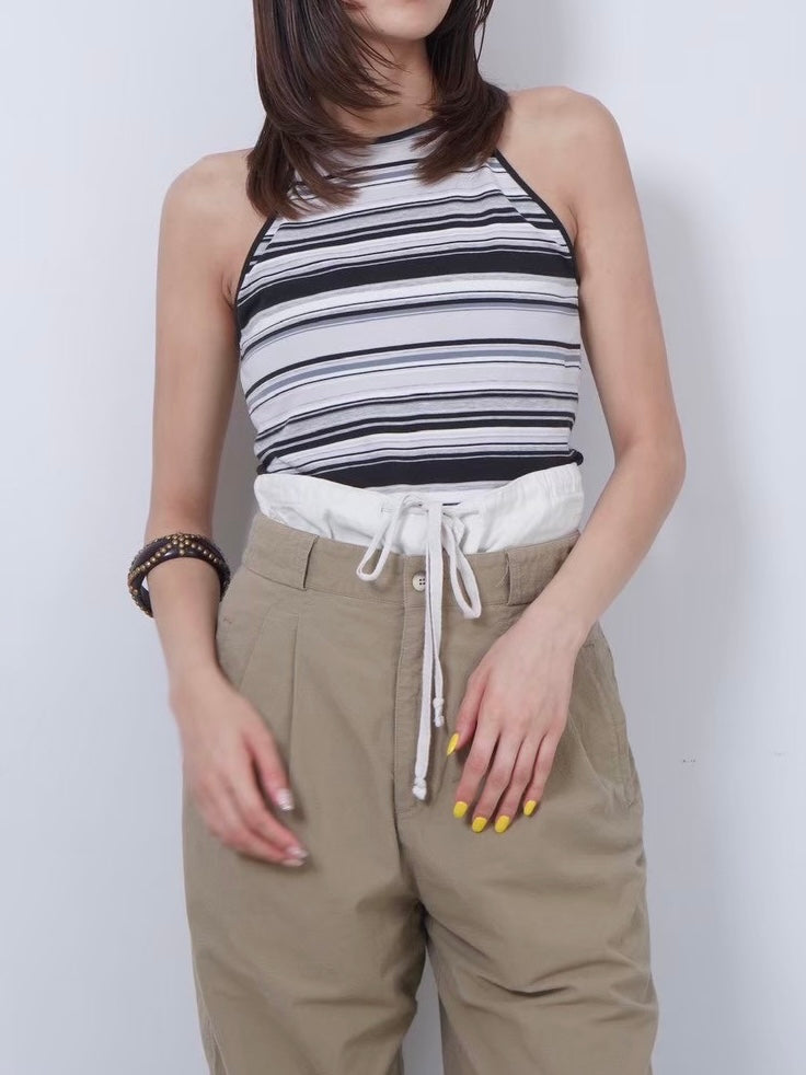 border pattern camisole