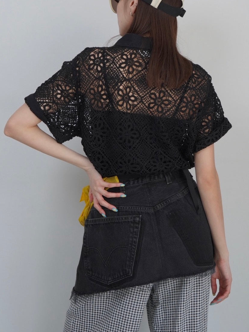 nuance mesh shirt