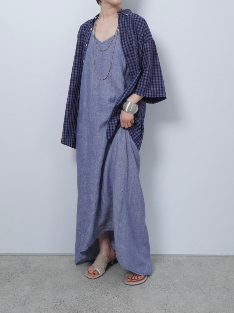 linen cami long one piece