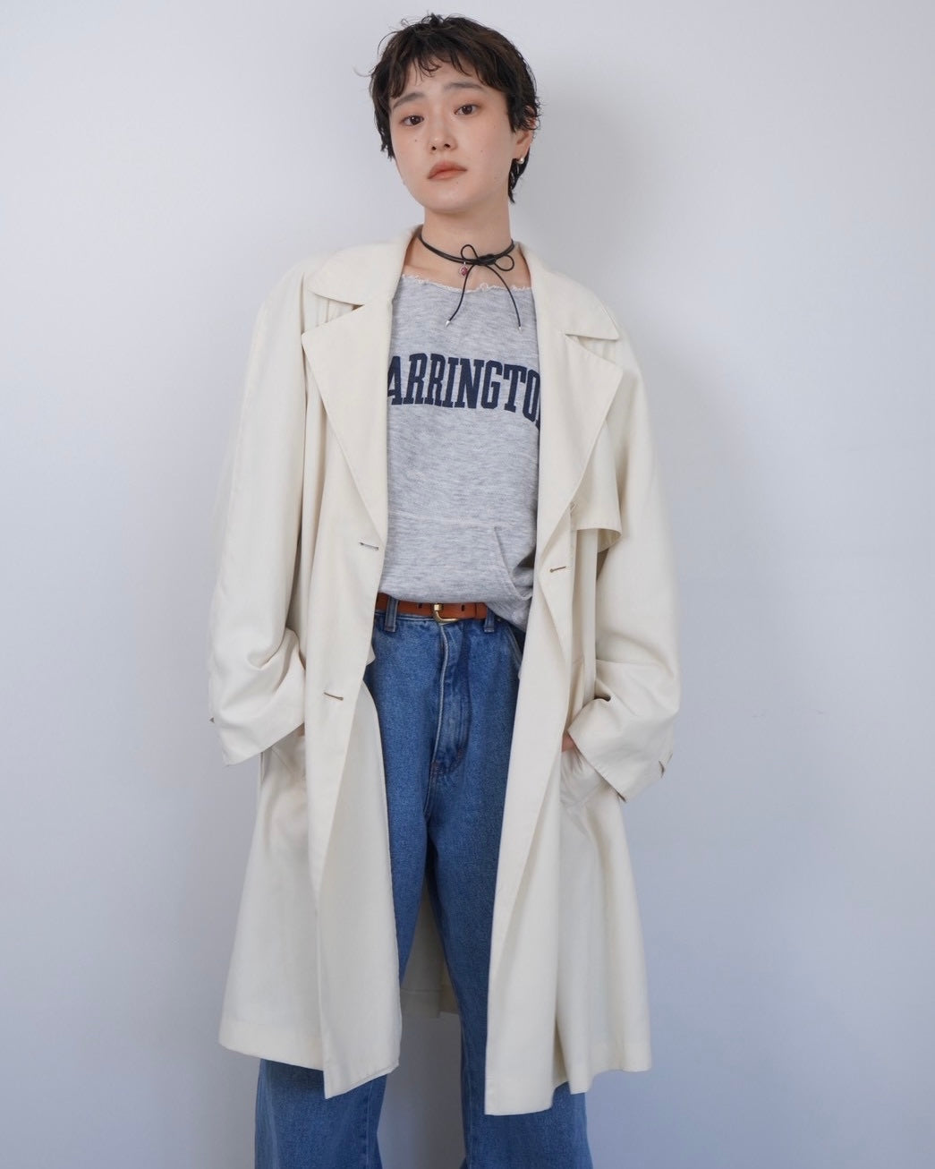 light cross jacket coat