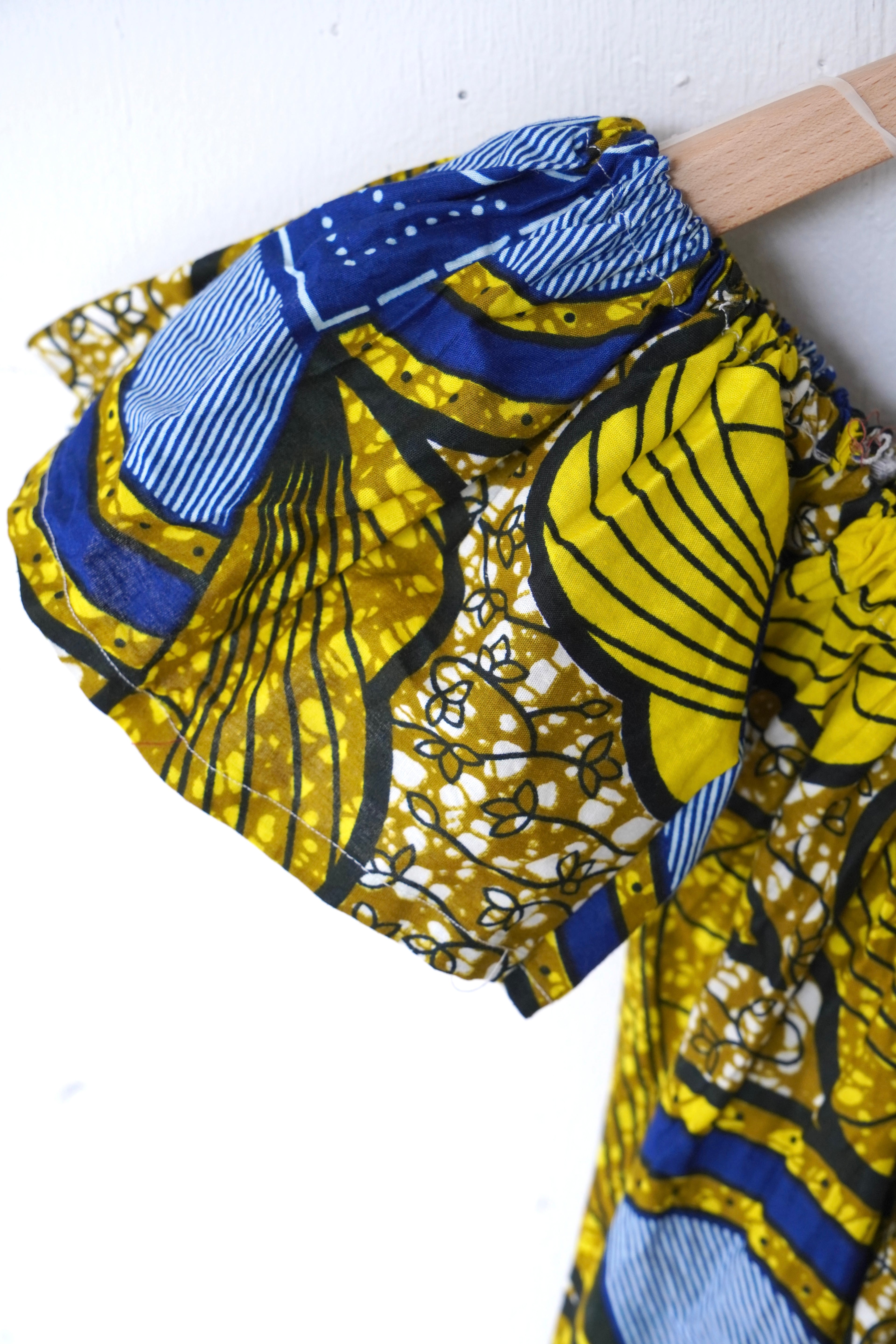 off shoulder batik one piece