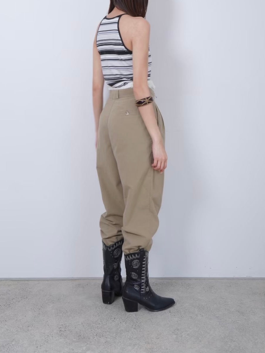 high weight cotton pants
