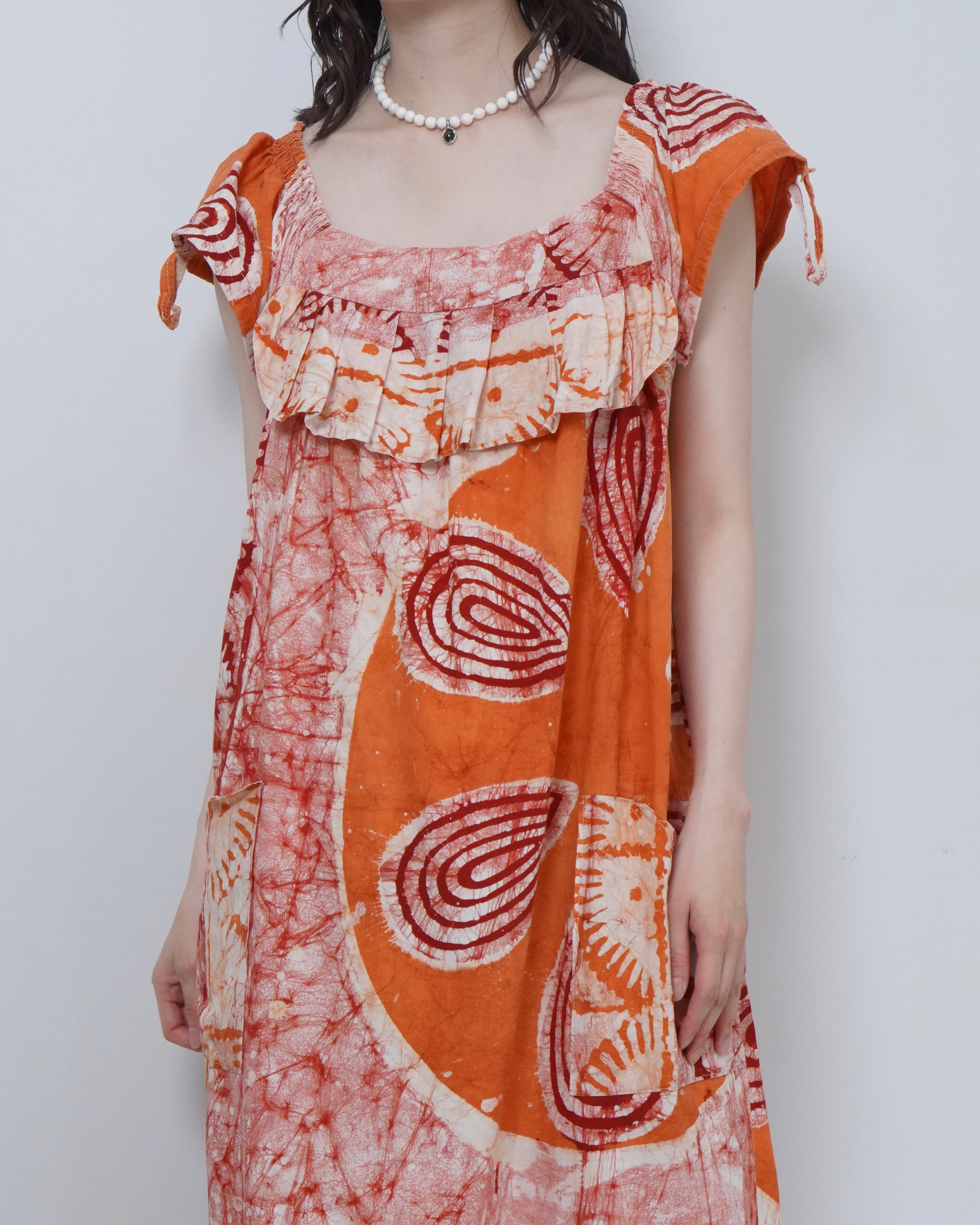 relaxed batik one piece