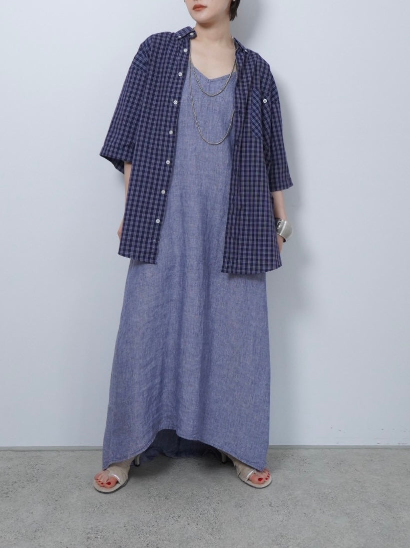 linen cami long one piece