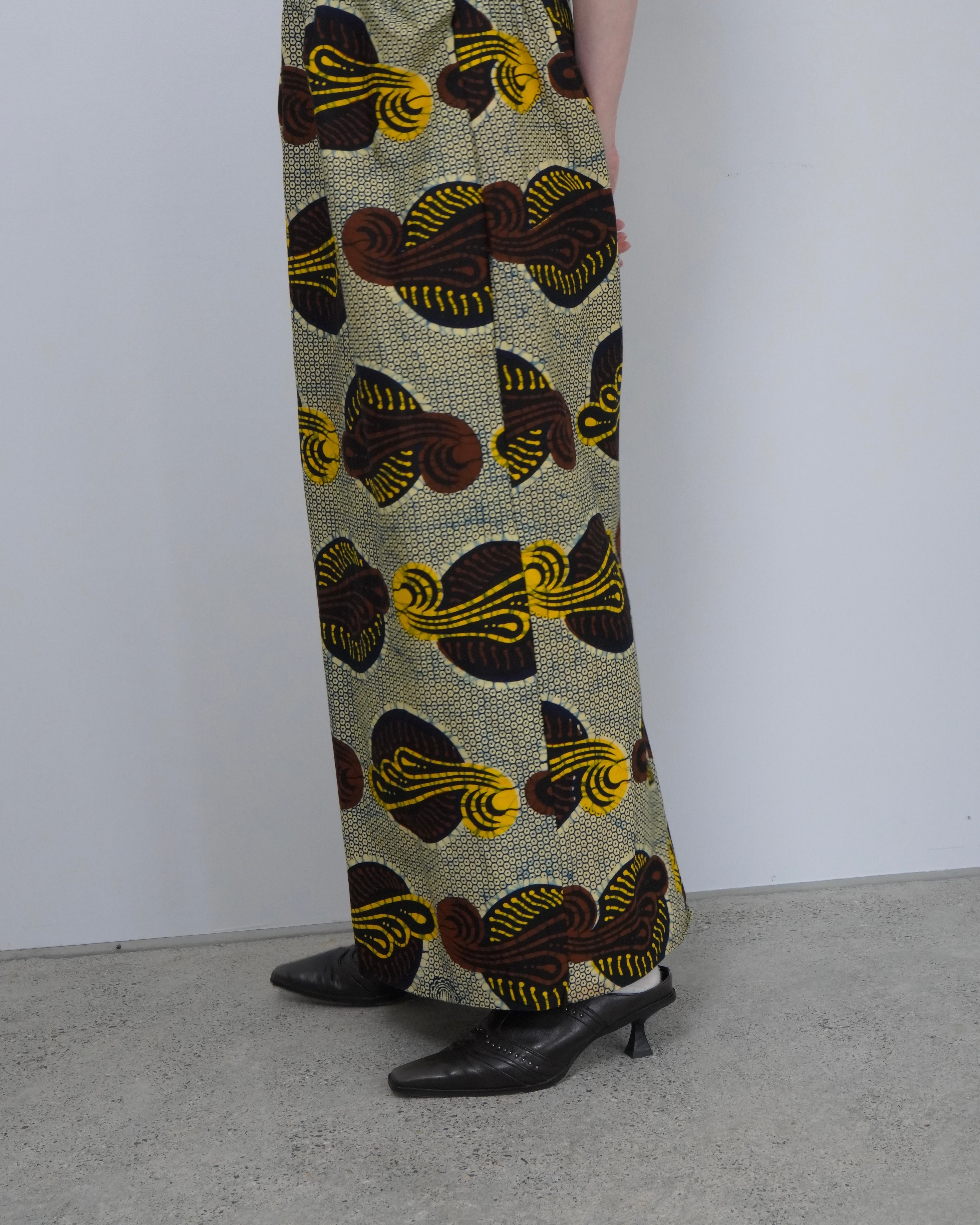 straight batik skirt