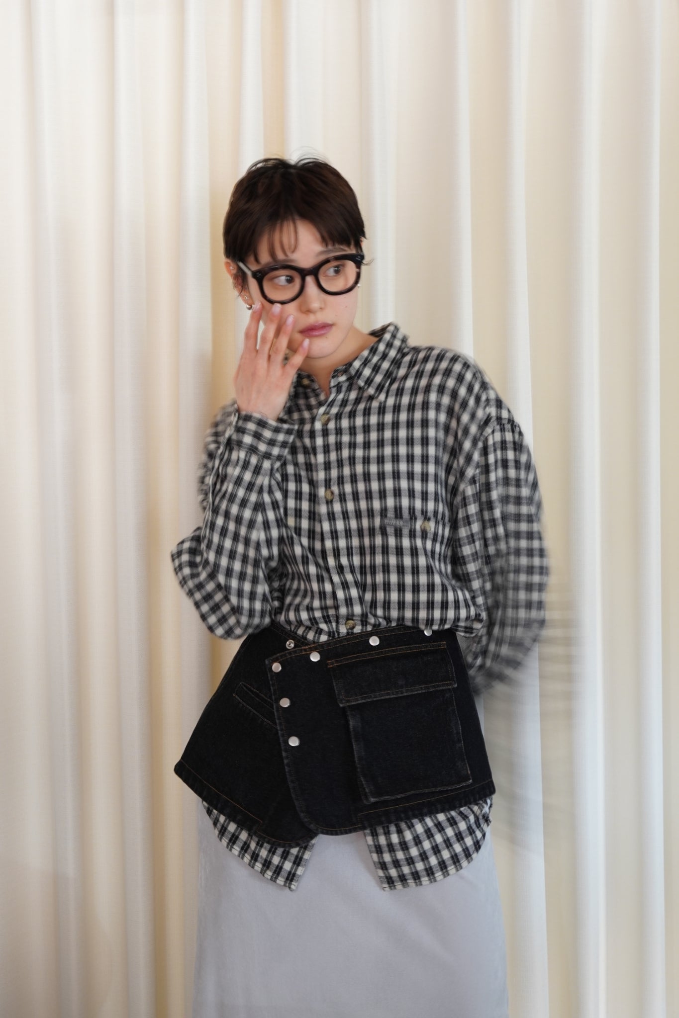 小物 pollen vintage / HOU wrap skirt HOU WRAP SKIRT – POLLEN