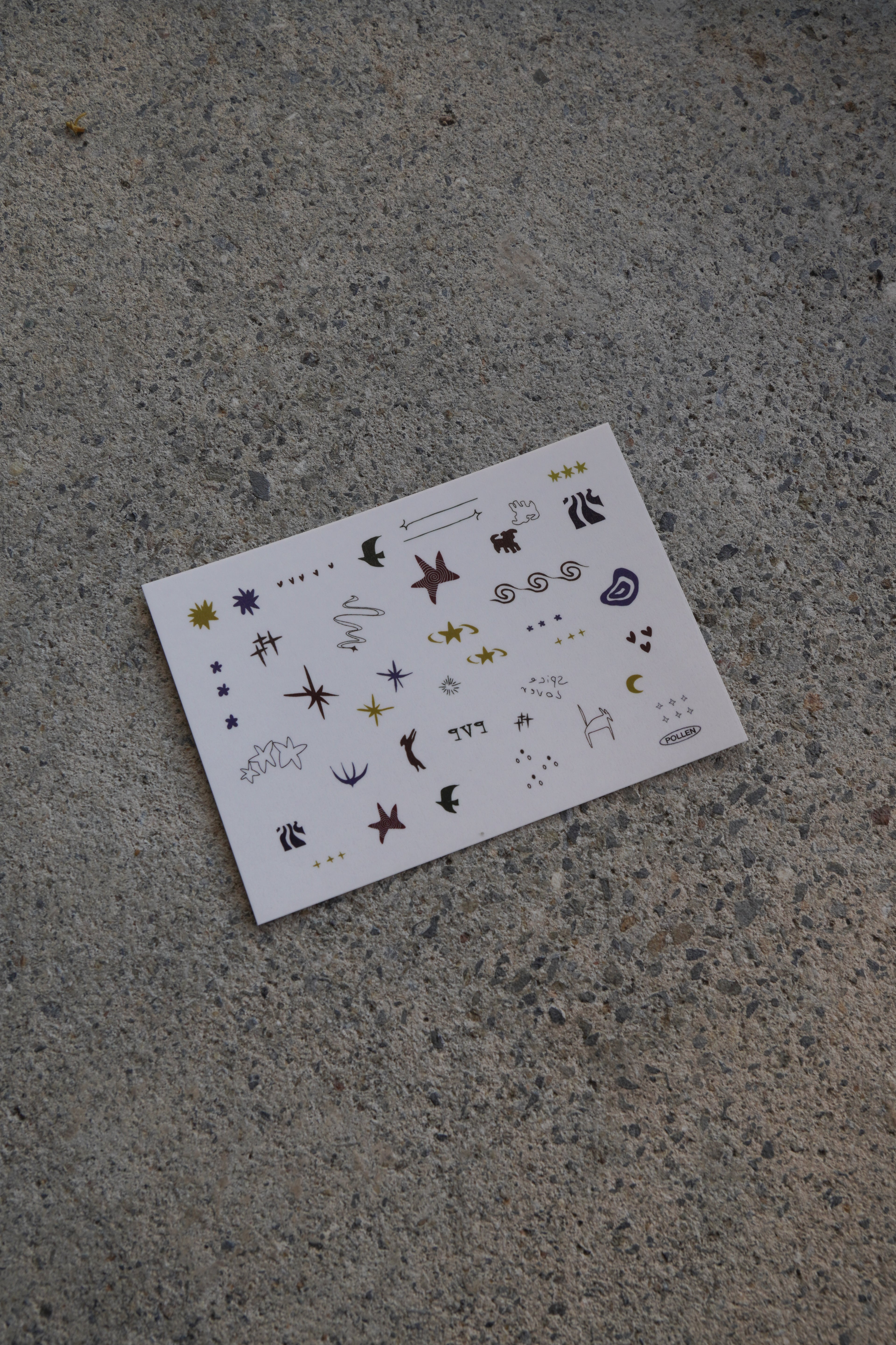 POLLEN original tattoo seal "The Glow of Life"