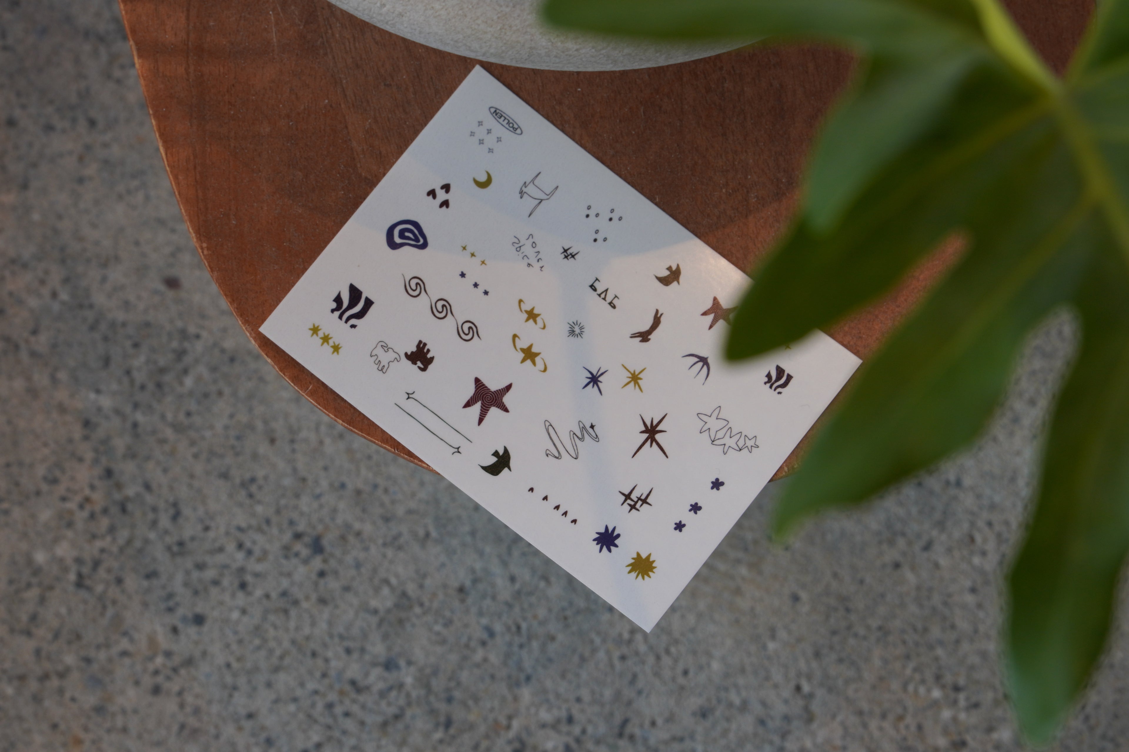 POLLEN original tattoo seal "The Glow of Life"