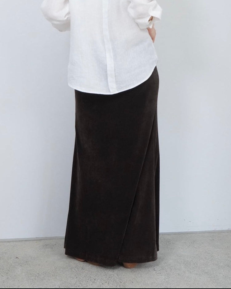 HOU basic maxi skirt