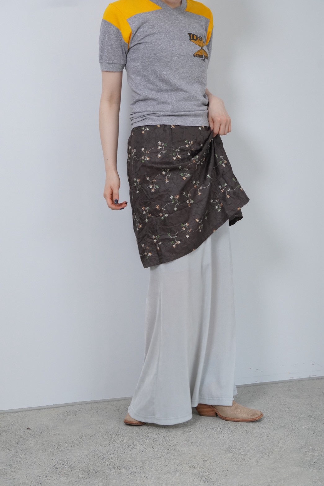 HOU basic maxi skirt