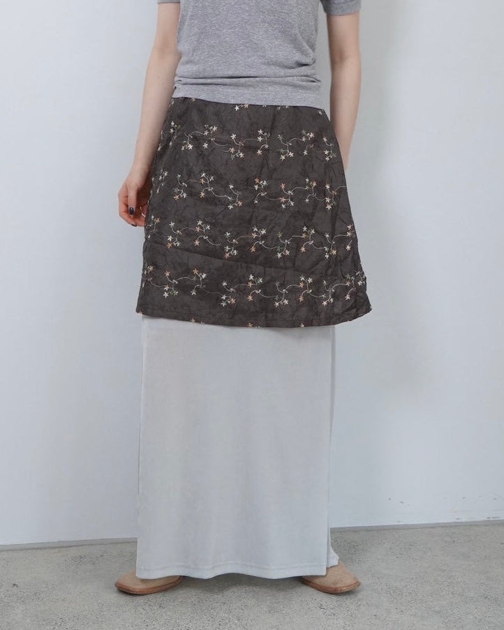 HOU basic maxi skirt
