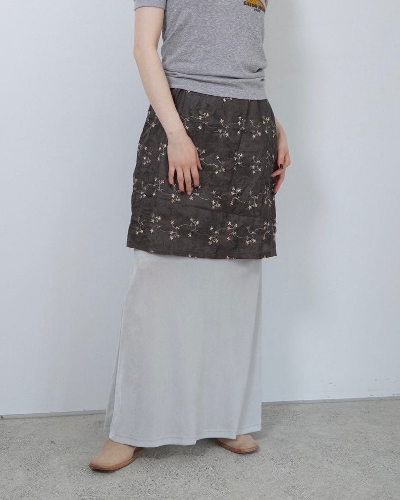 HOU basic maxi skirt