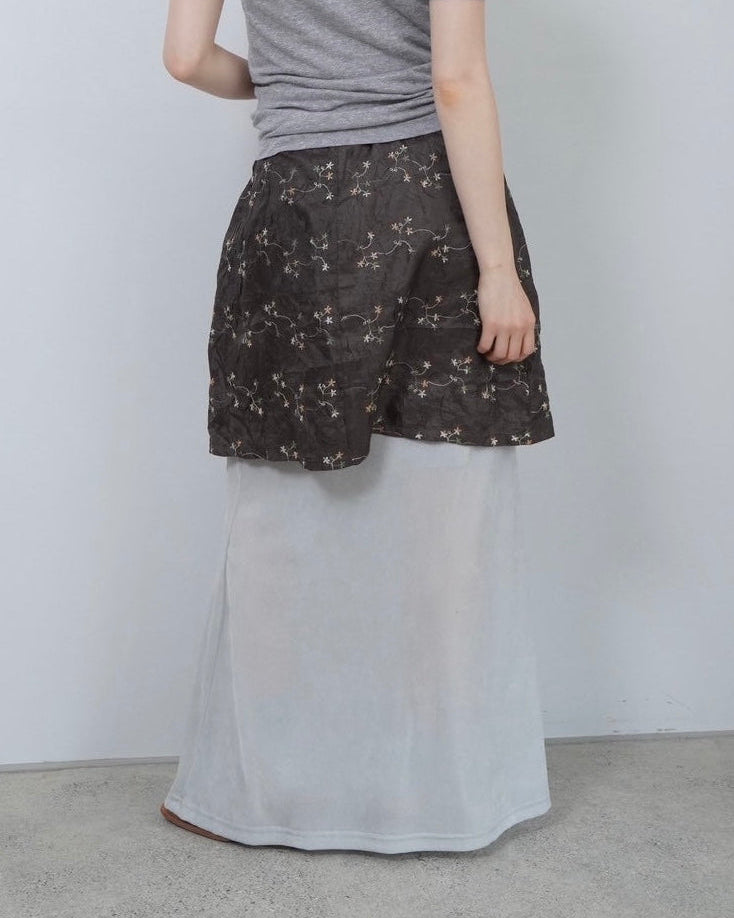 HOU basic maxi skirt