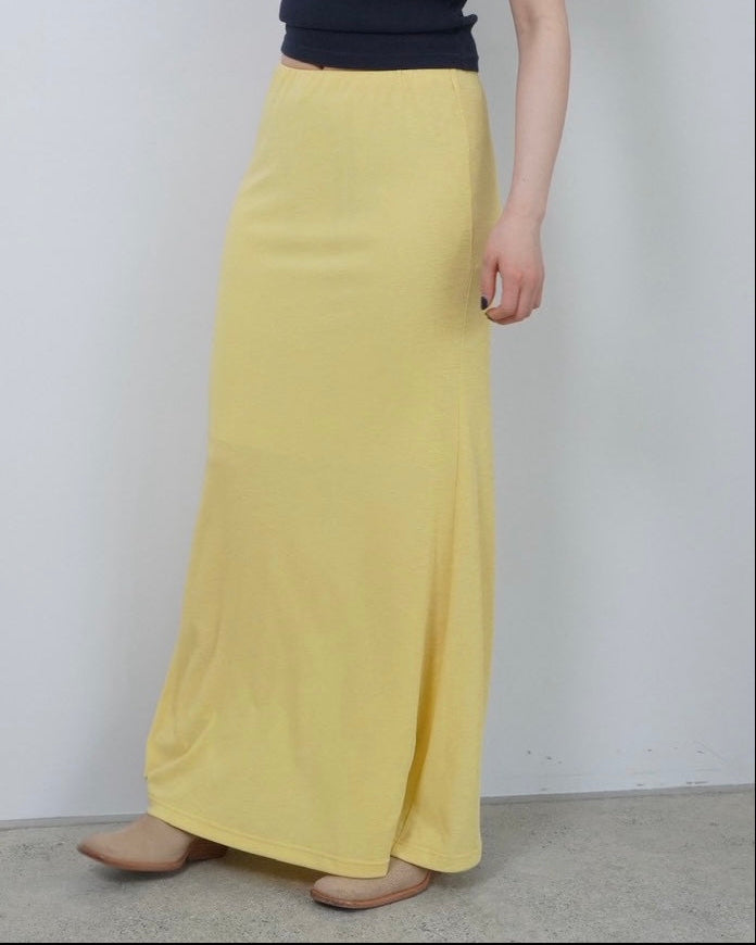 HOU basic maxi skirt